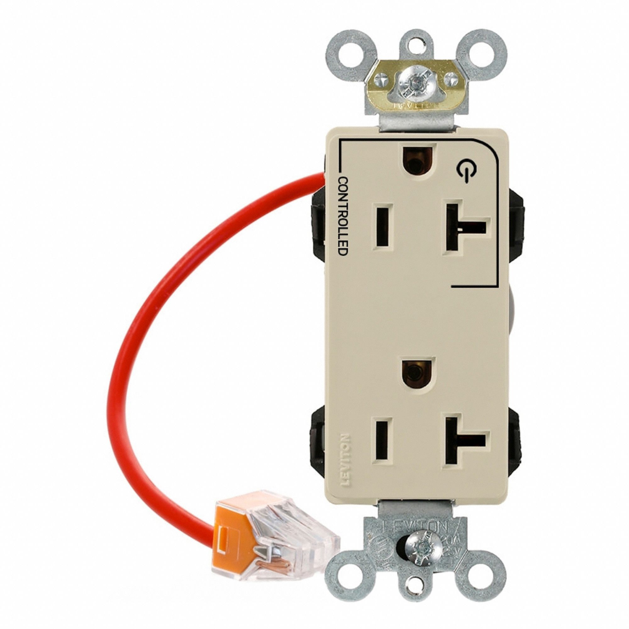 Lev-Lok Dup 15A 125V Self-Gr Ivr