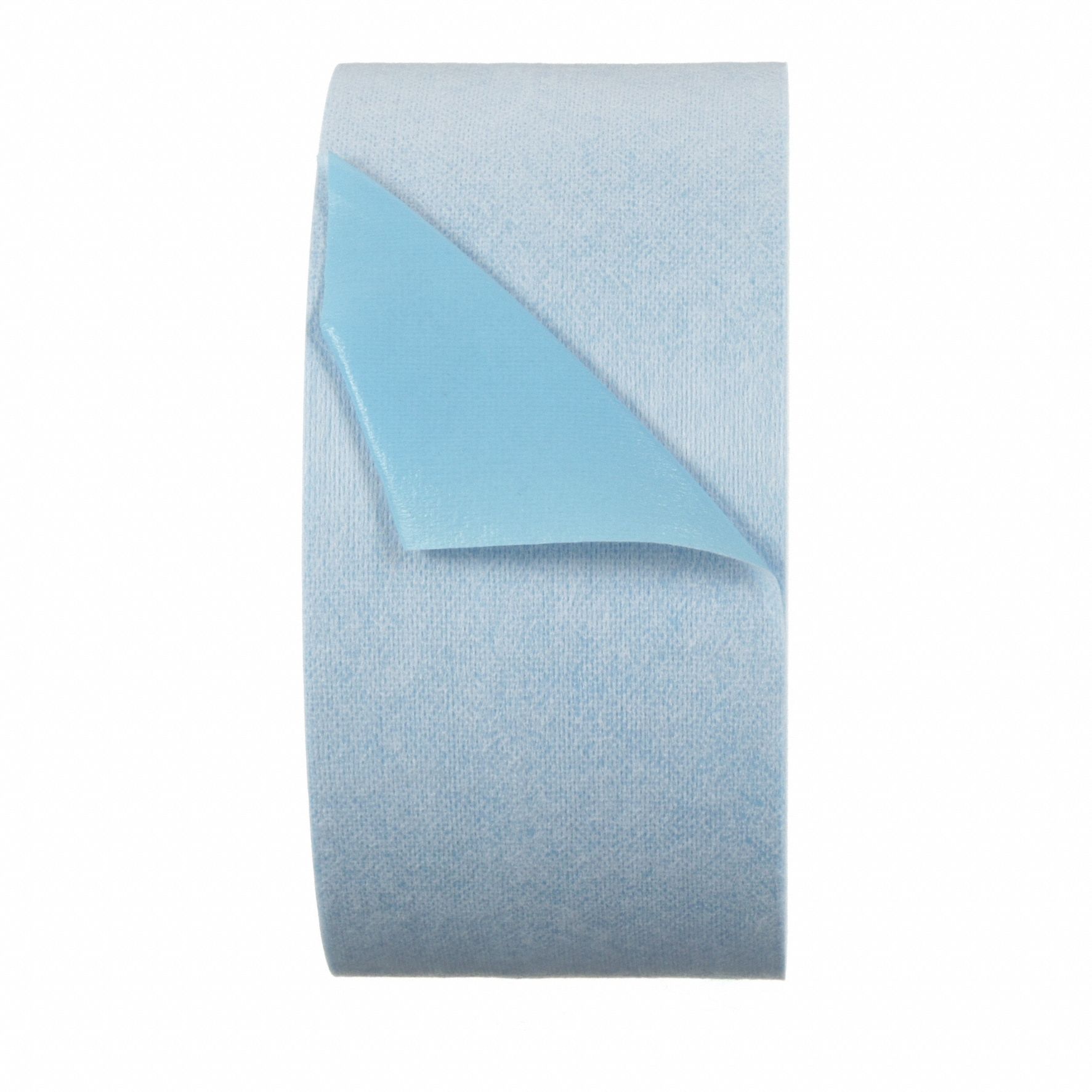 Self-Stick Liquid Protection: Std Duty, 5 mil Thick, 300 ft Lg, 4 in Wd, Blue, 6 PK