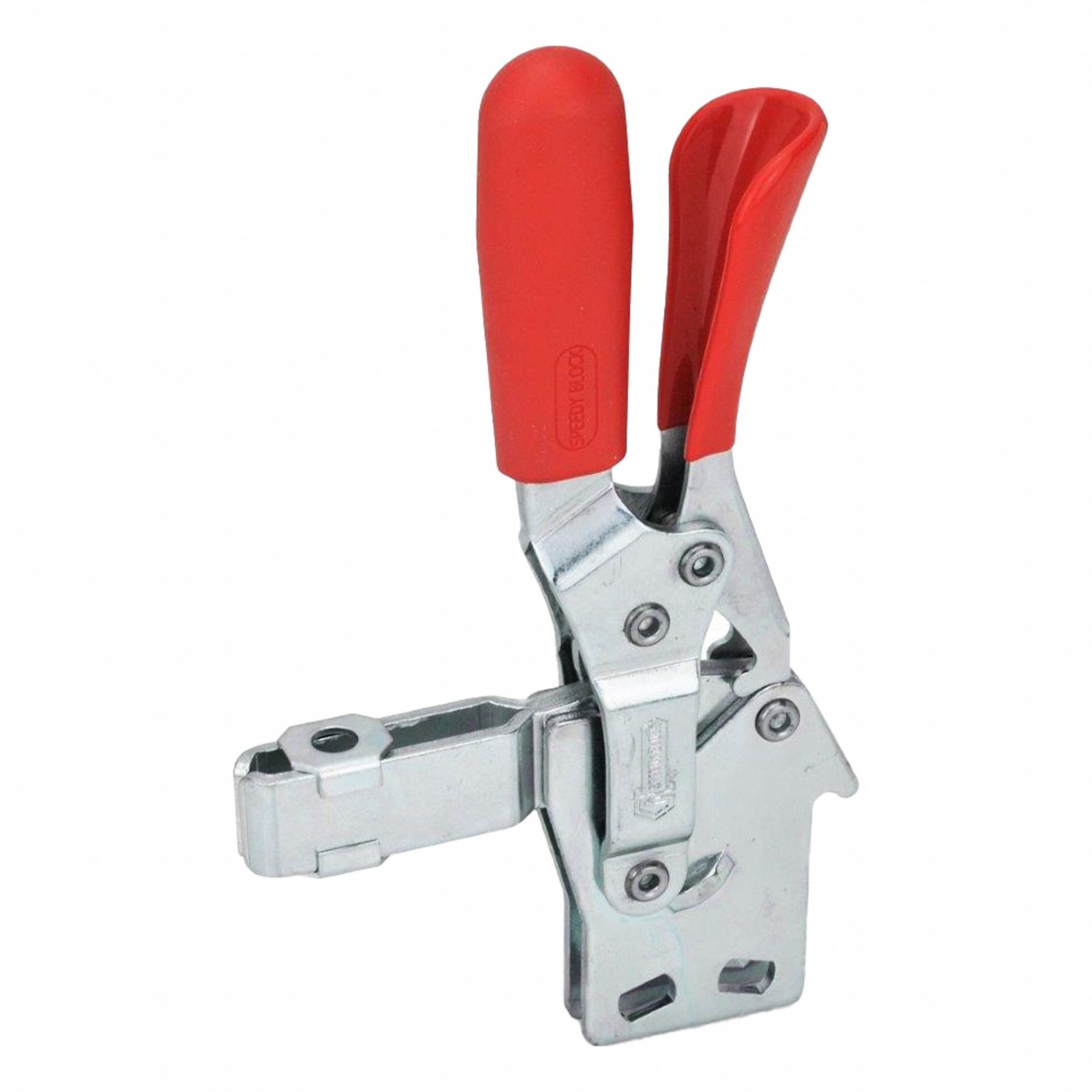 Vertical Acting Toggle Clamp: Locking Vertical  Handle, Flange Base Mounting, 54 mm Arm Lg
