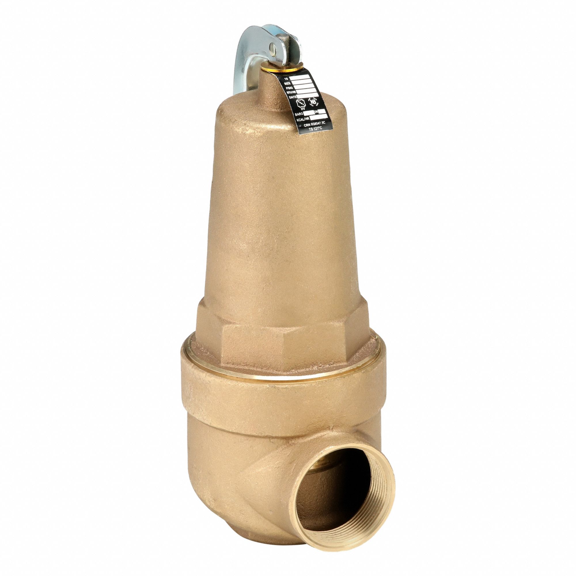 Relief Valve: FNPT x FNPT, 2 in x 2 1/2 in, Bronze, 160 psi Max. Op Pressure