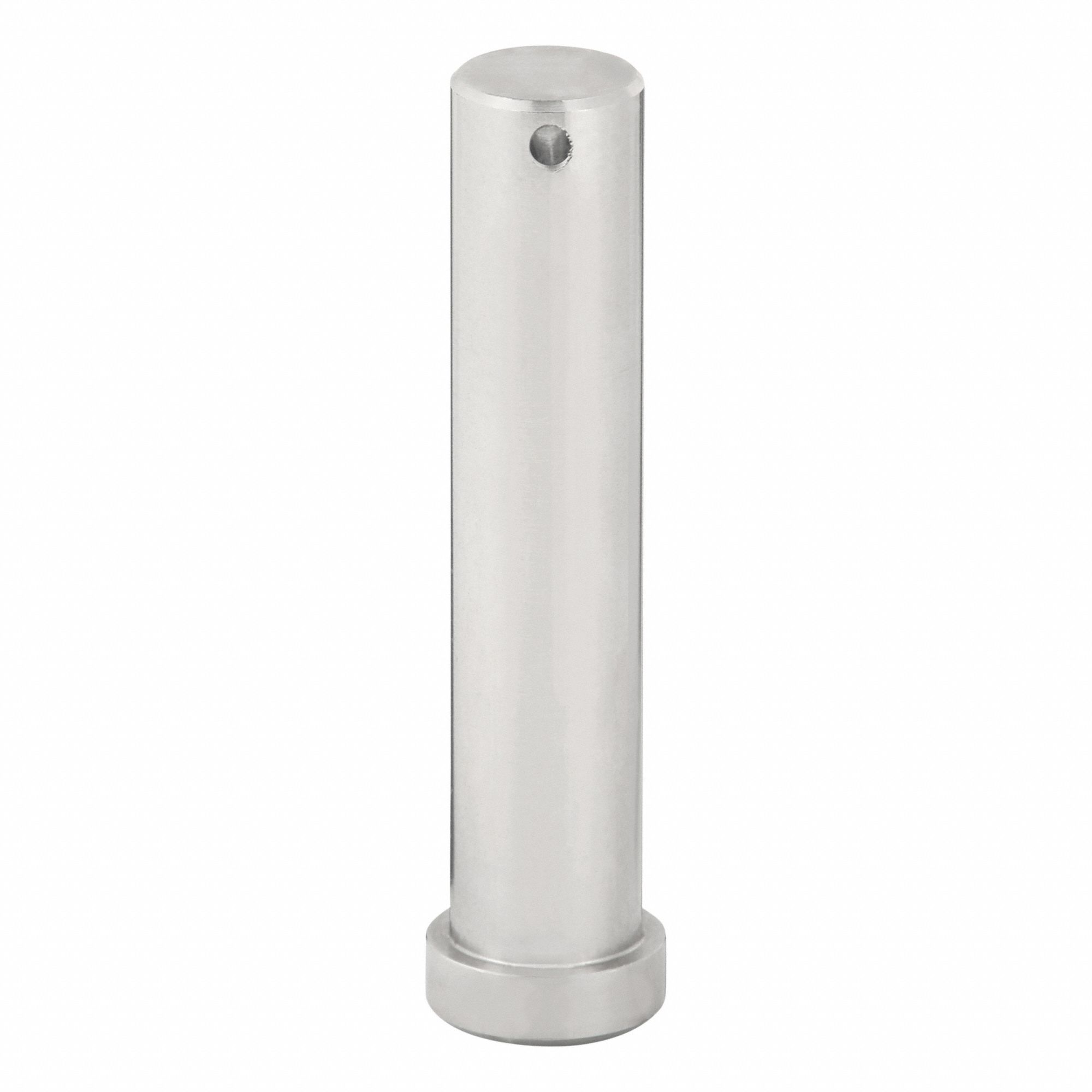 Clevis Pin: Inch, 3/4 in Pin Dia, 3 1/2 in Shank Lg, Precision Clevis Pin, Stainless Steel, 316