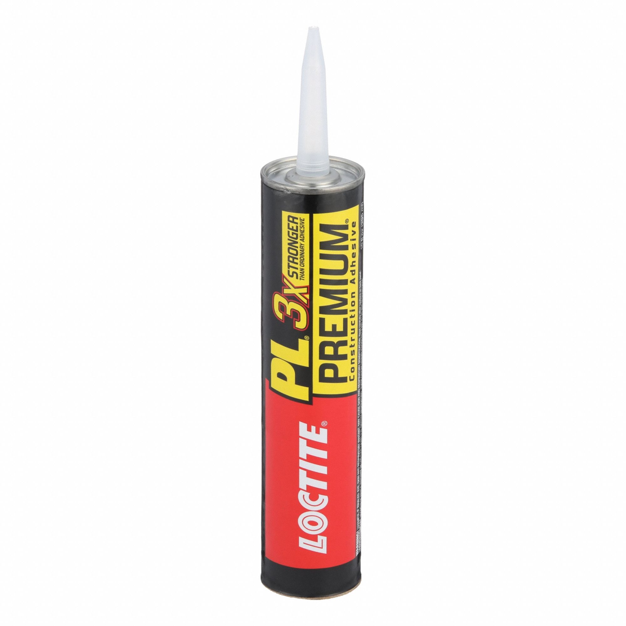 Construction Adhesive: 10 fl oz, Cartridge, Tan, Interior/Exterior
