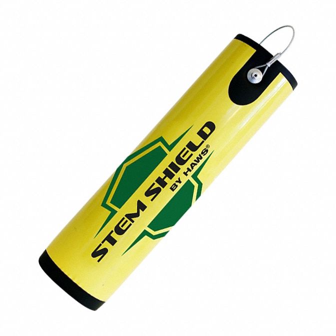 ZING Gate Valve Stem Safety Guard: Stainless Steel, 8 in to 9 in Fits Valve Stem Sizes