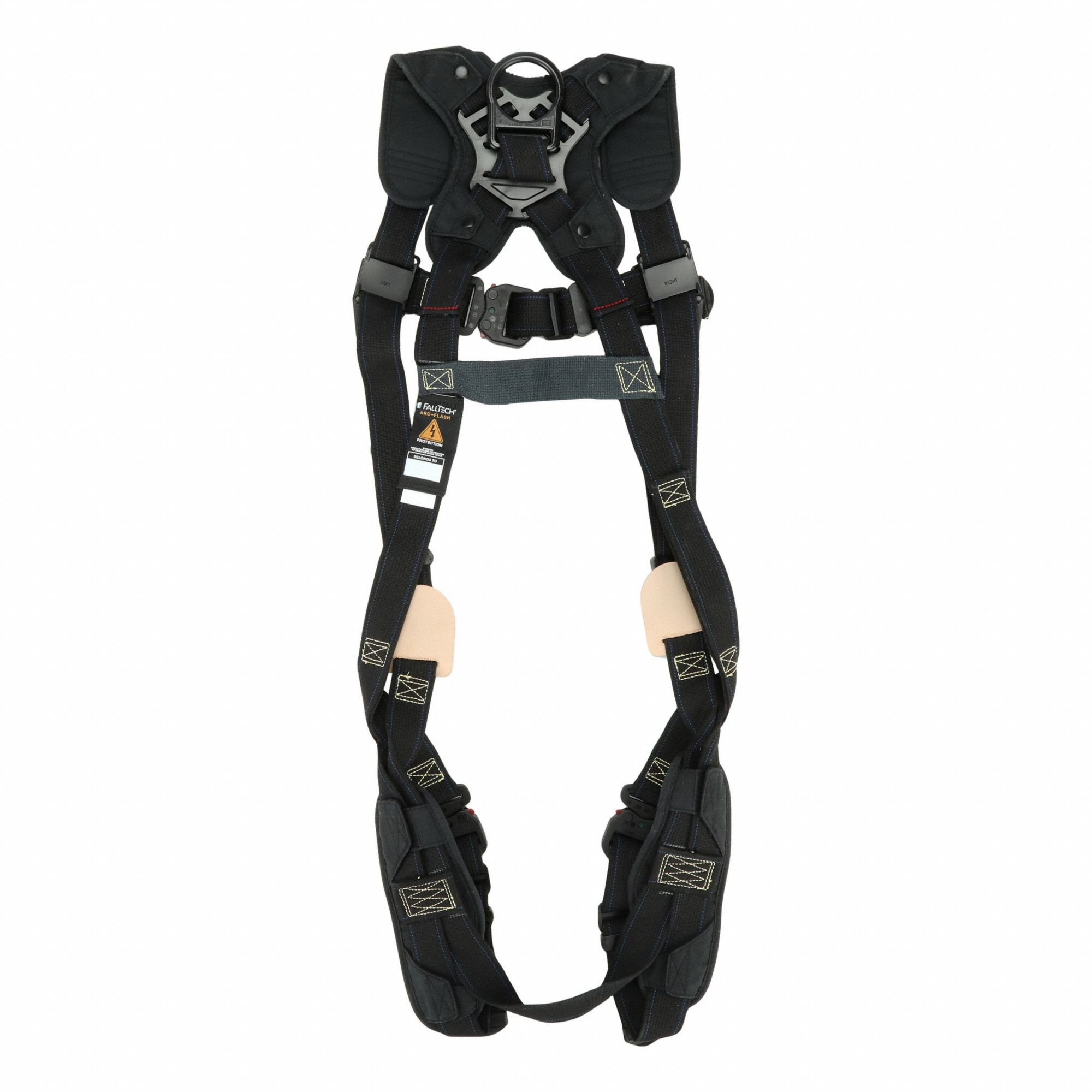 Fall Protection Harness: Arc Flash, Vest Harness, Quick-Connect / Quick-Connect, Cam, L