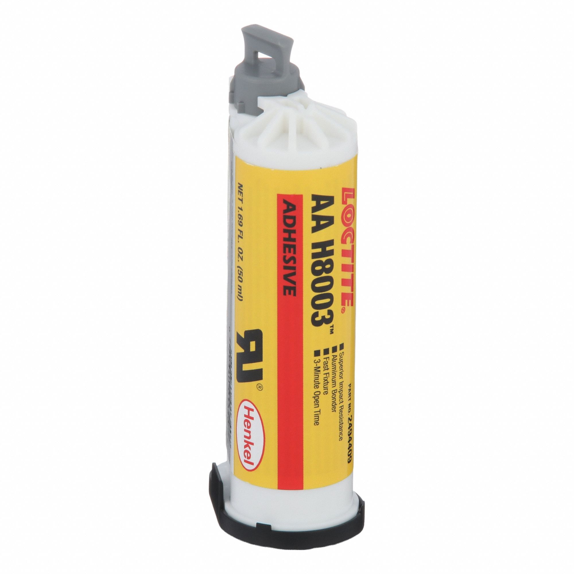 Structural Adhesive: AA H8003, 50 mL, Dual-Cartridge, Blue, Applicator Included