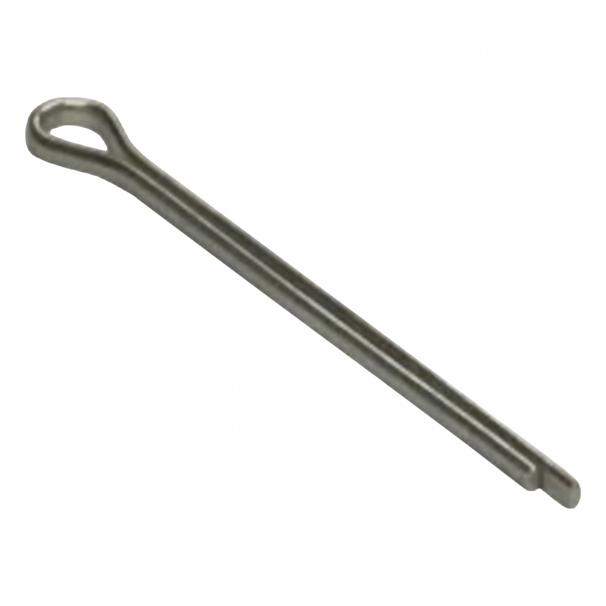 Cotter Pin: Extended Prong, Inch, 3/32 in Pin Dia, Steel, Ungraded, Zinc Plated, 1, 000 PK