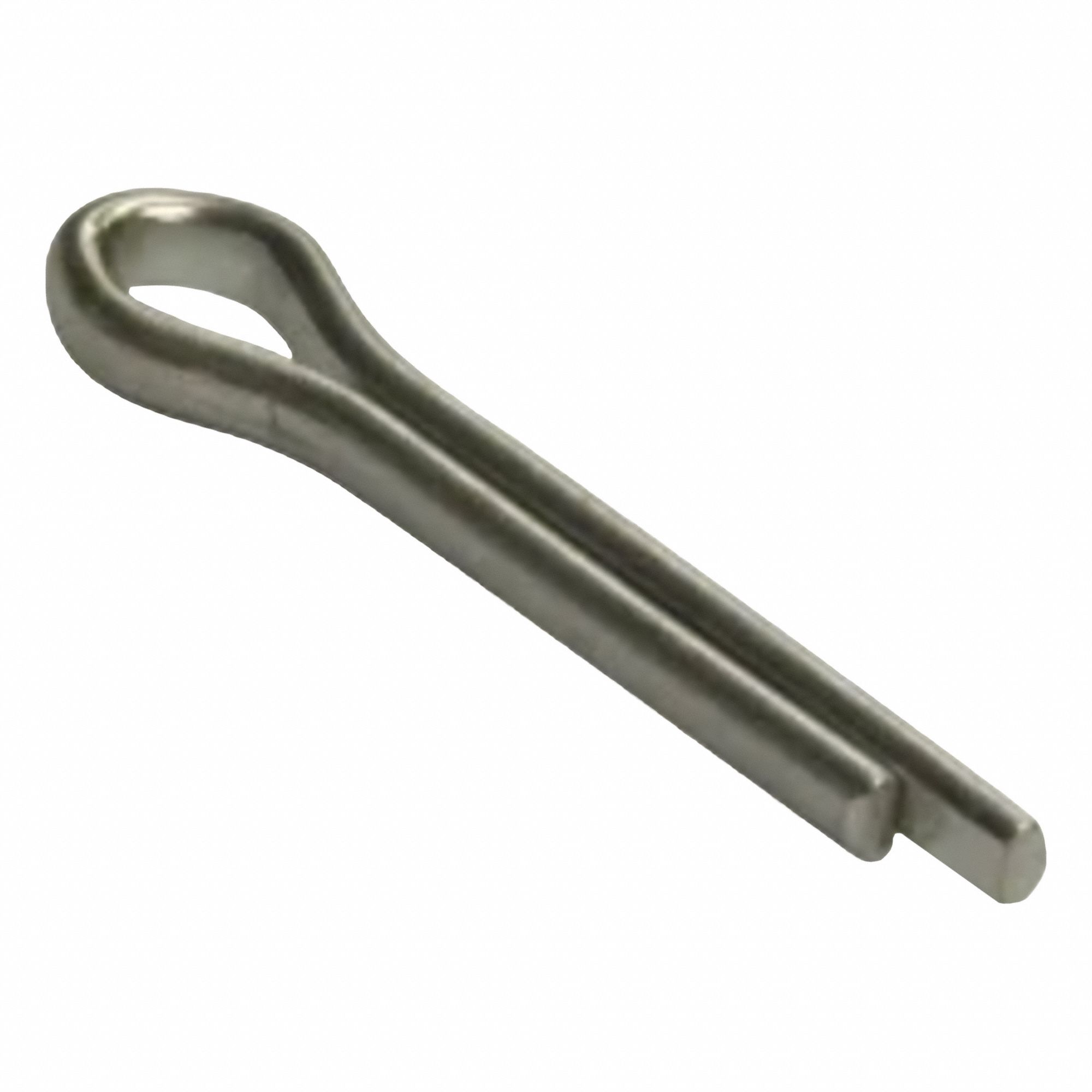 Cotter Pin: Extended Prong, Inch, 3/32 in Pin Dia, Steel, Ungraded, Zinc Plated, 1, 000 PK