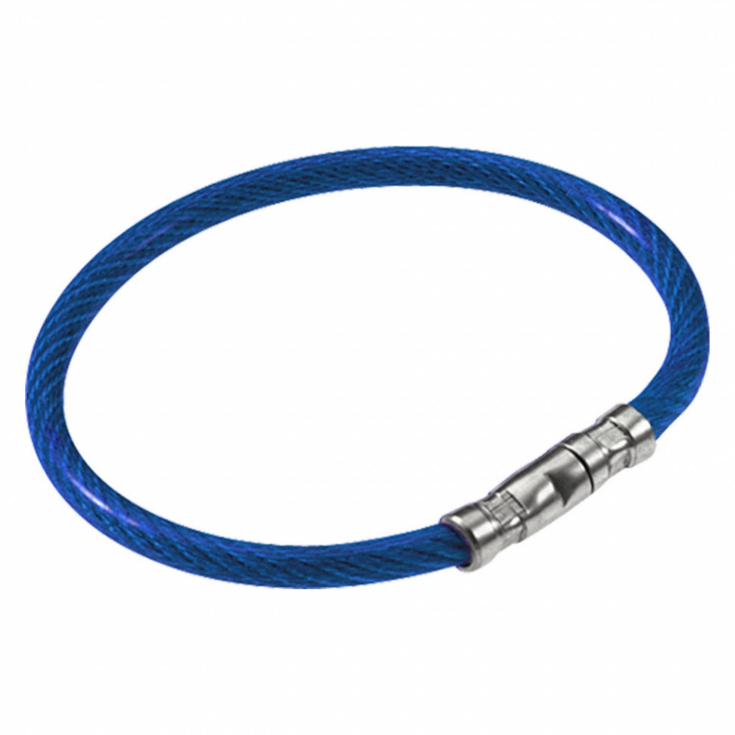 TWISTY KEY RING,BLUE, PK 5