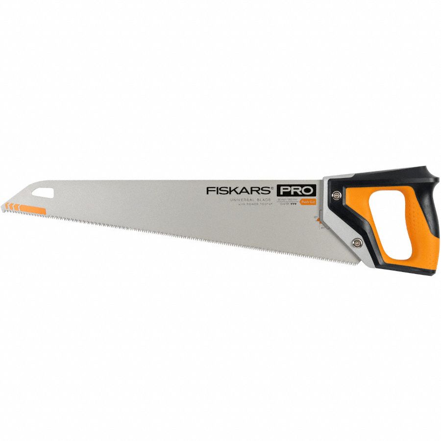 FISKARS 730710-1001 Hand Saw,20 in Blade L,PVC/Wood 811EE8