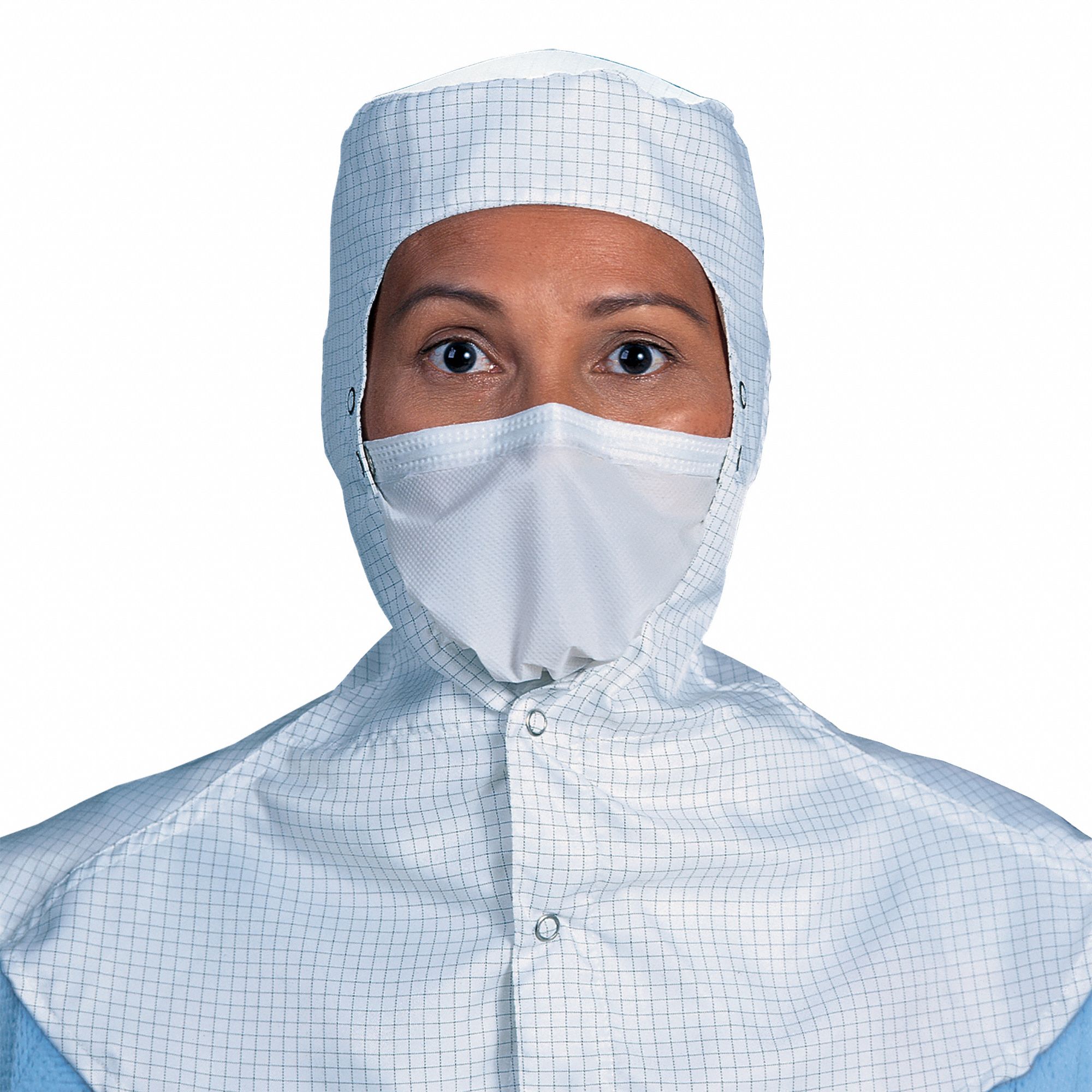 Veil: ISO 7 (Class 10, 000) and above, Polyethylene, Case, White, Universal