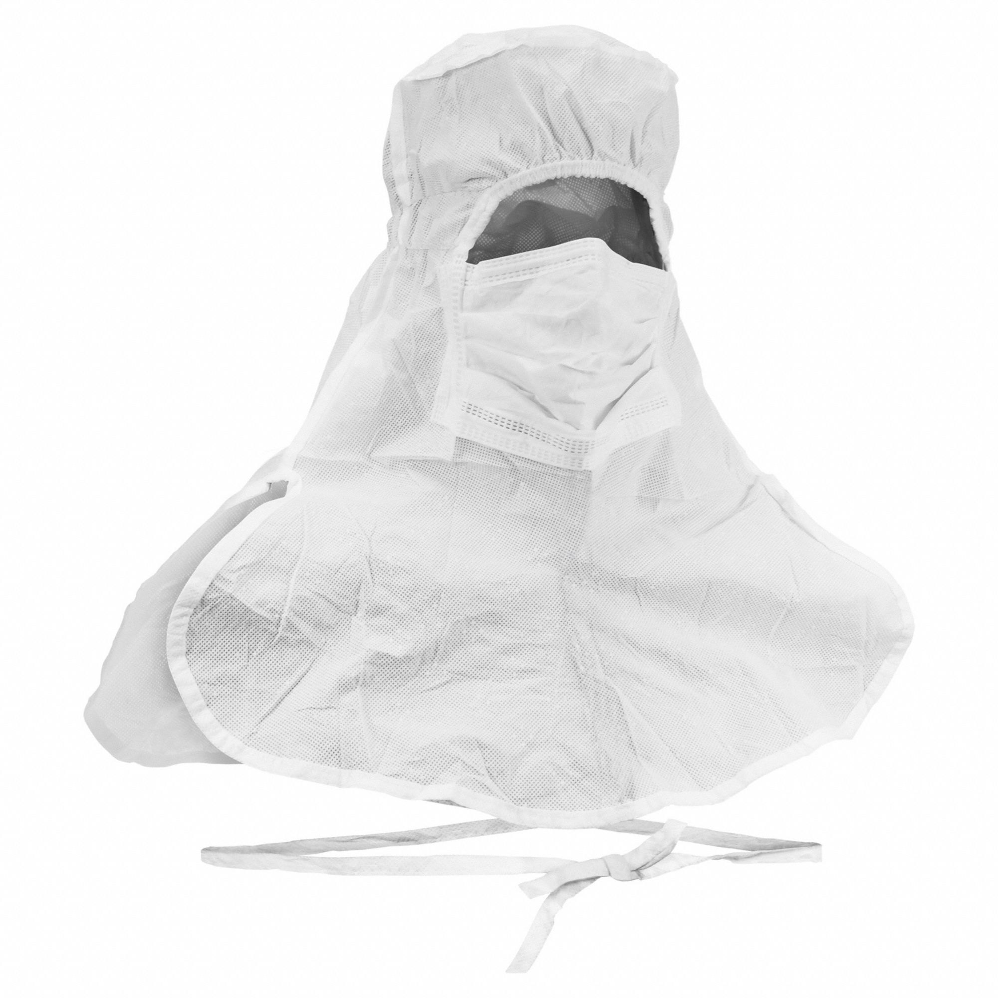 Sterile Hood & Mask,Open,White,PK75 - Grainger