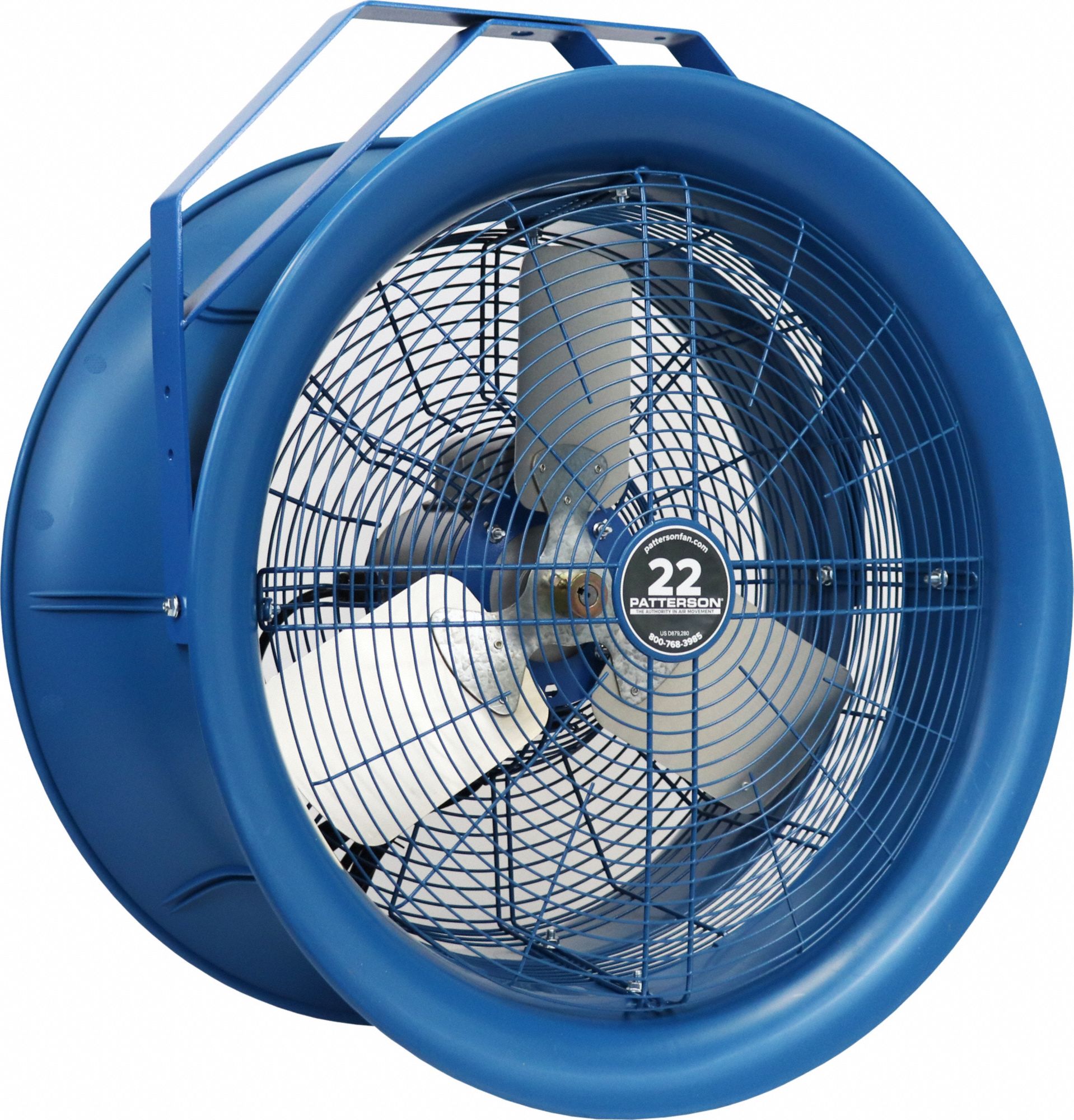 PATTERSON, High Velocity Air Cannon Fan, 22 in Blade Dia, High-Velocity ...