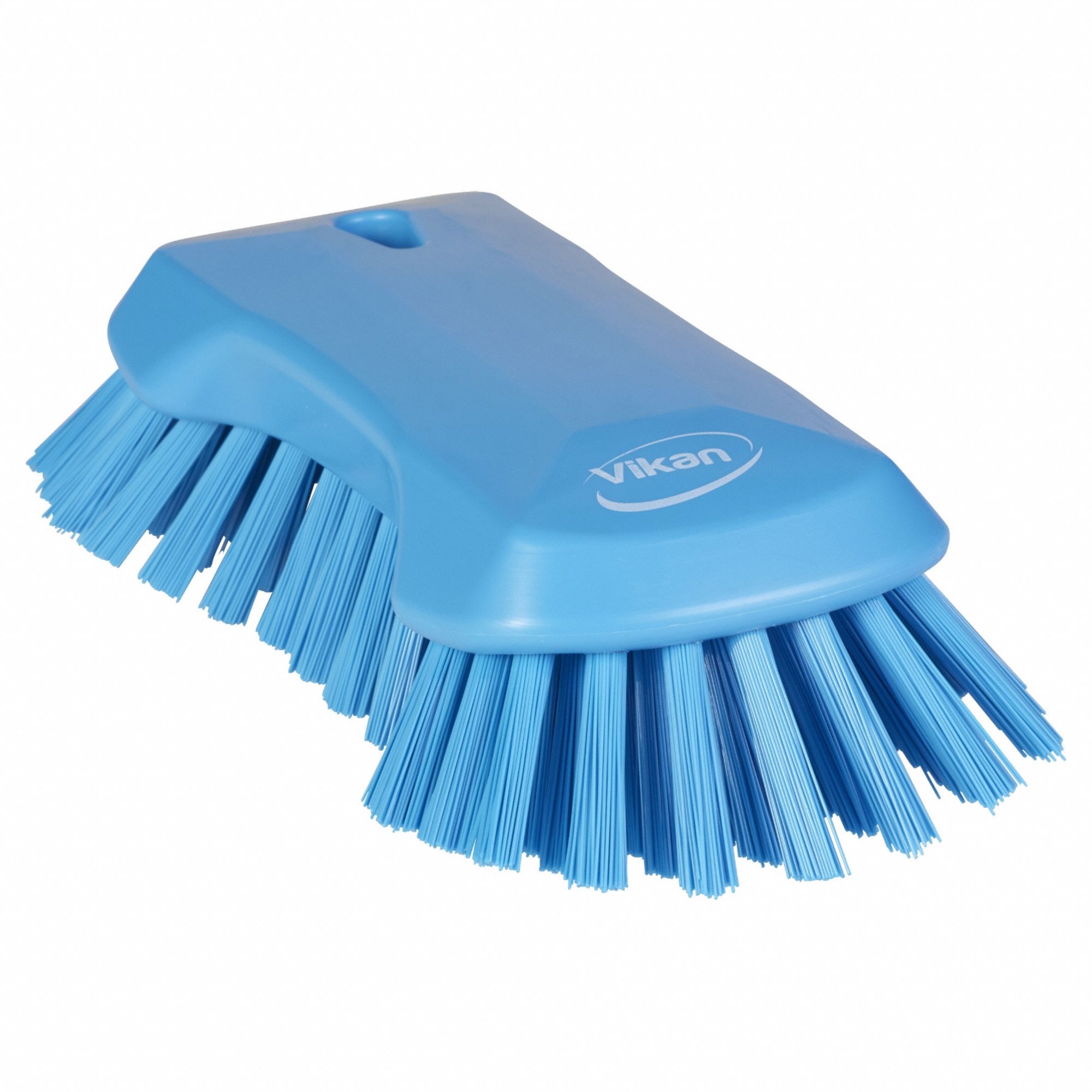 SCRUB BRUSH,BLUE,9-1/8 OVERALL L