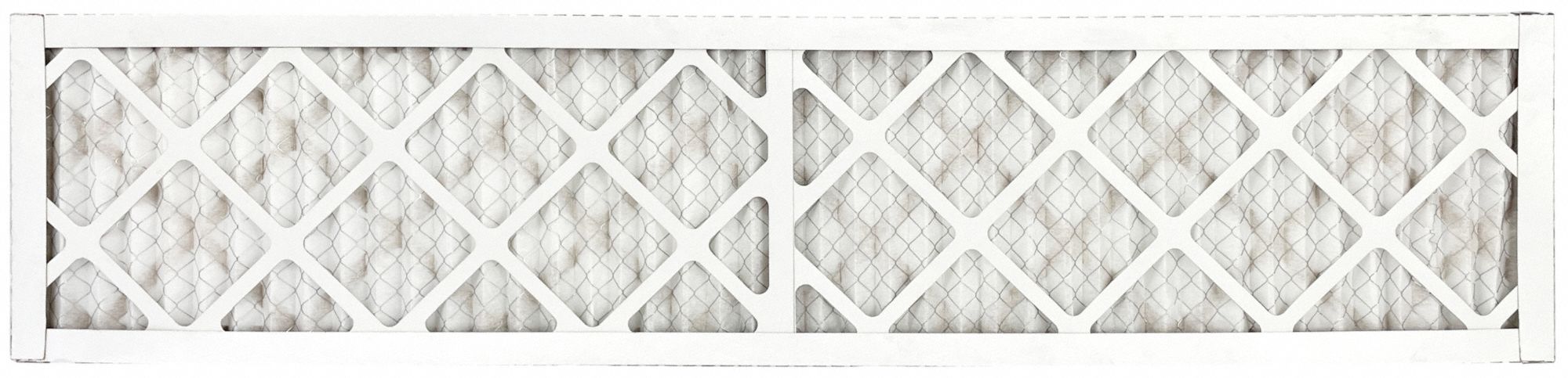 Pleated Air Filter: 46 in x 11 in x 1 in, MERV 7, Gen Use