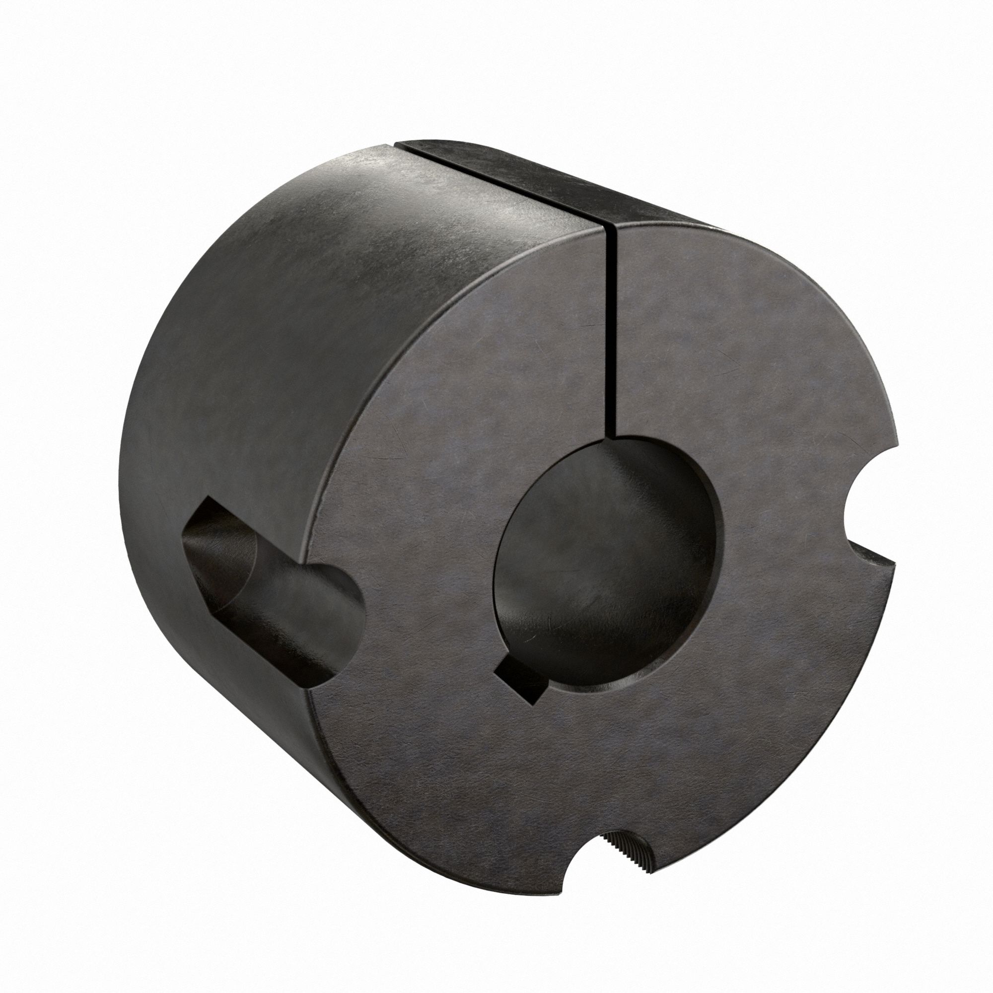 Taper Lock Bushing: 1008, 1/2 in Bore Dia, 0.875 in Overall Lg, 1.375 in Overall Dia