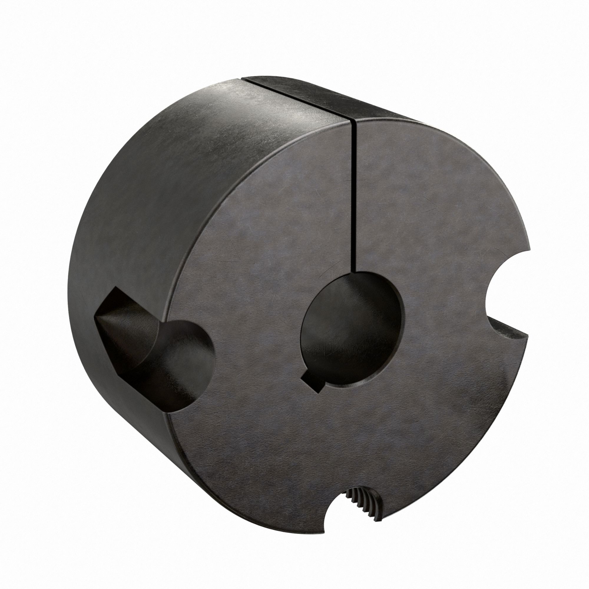 Taper Lock Bushing: 1210, 1/2 in Bore Dia, 1 in Overall Lg, 1.875 in Overall Dia, 8°