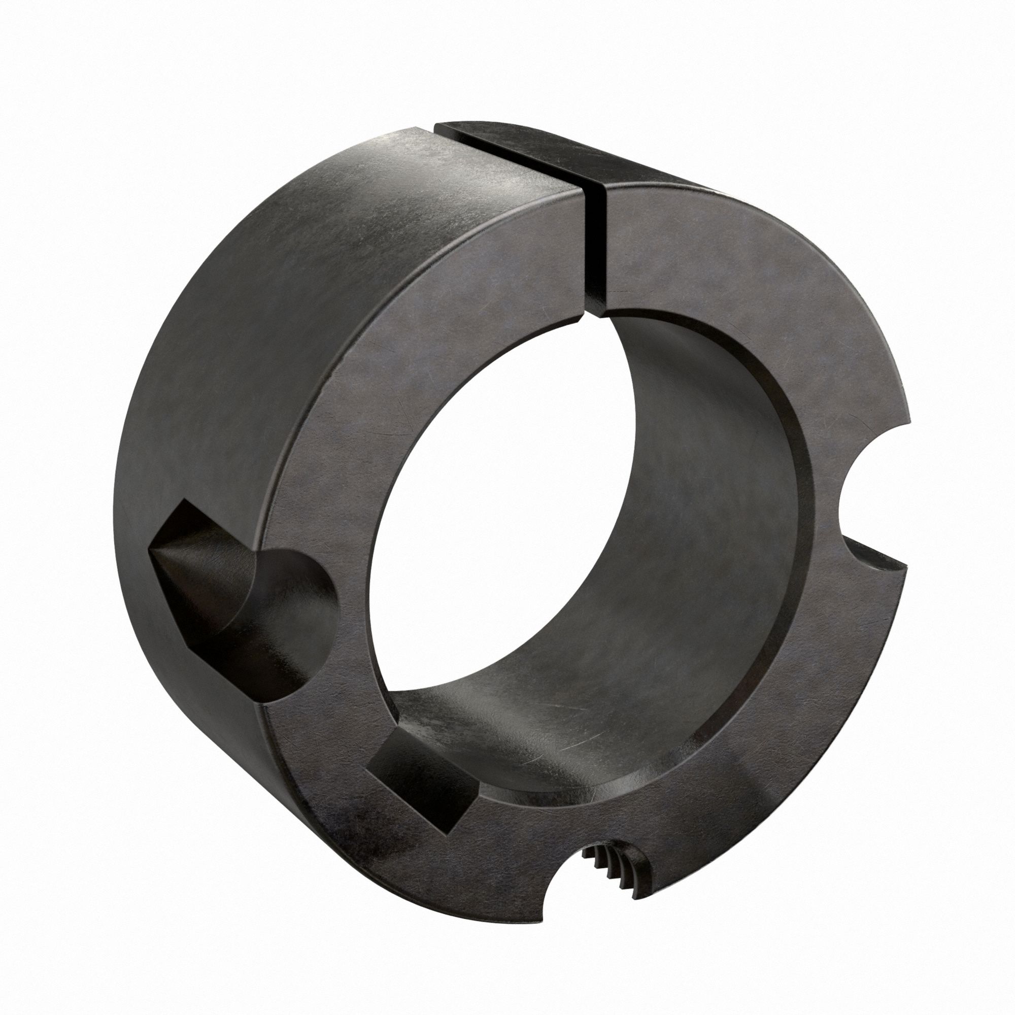 Taper Lock Bushing: 1610, 1 7/16 in Bore Dia, 1 in Overall Lg, 2.25 in Overall Dia
