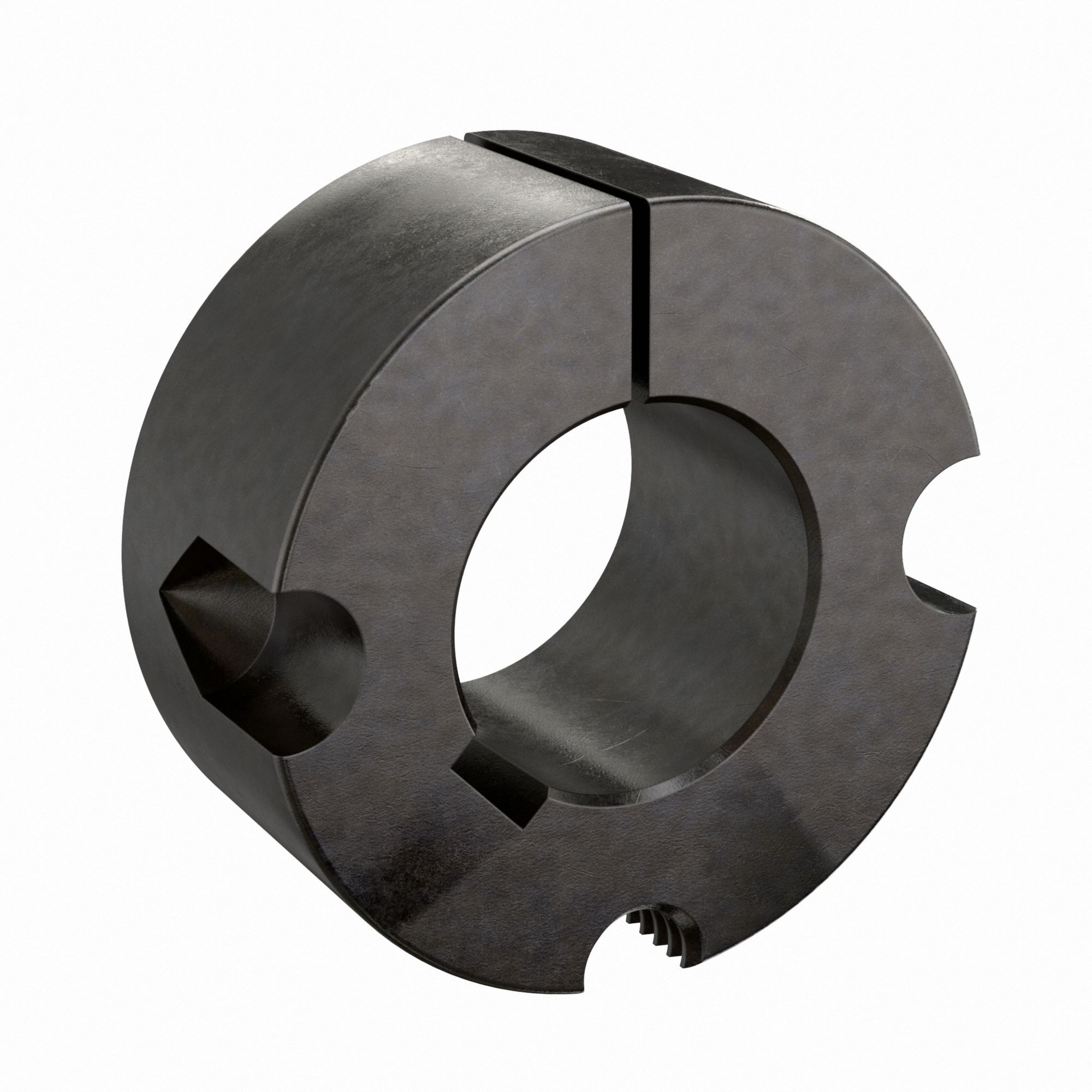 Taper Lock Bushing: 1610, 28 mm Bore Dia, 1 in Overall Lg, 2.25 in Overall Dia, 8°