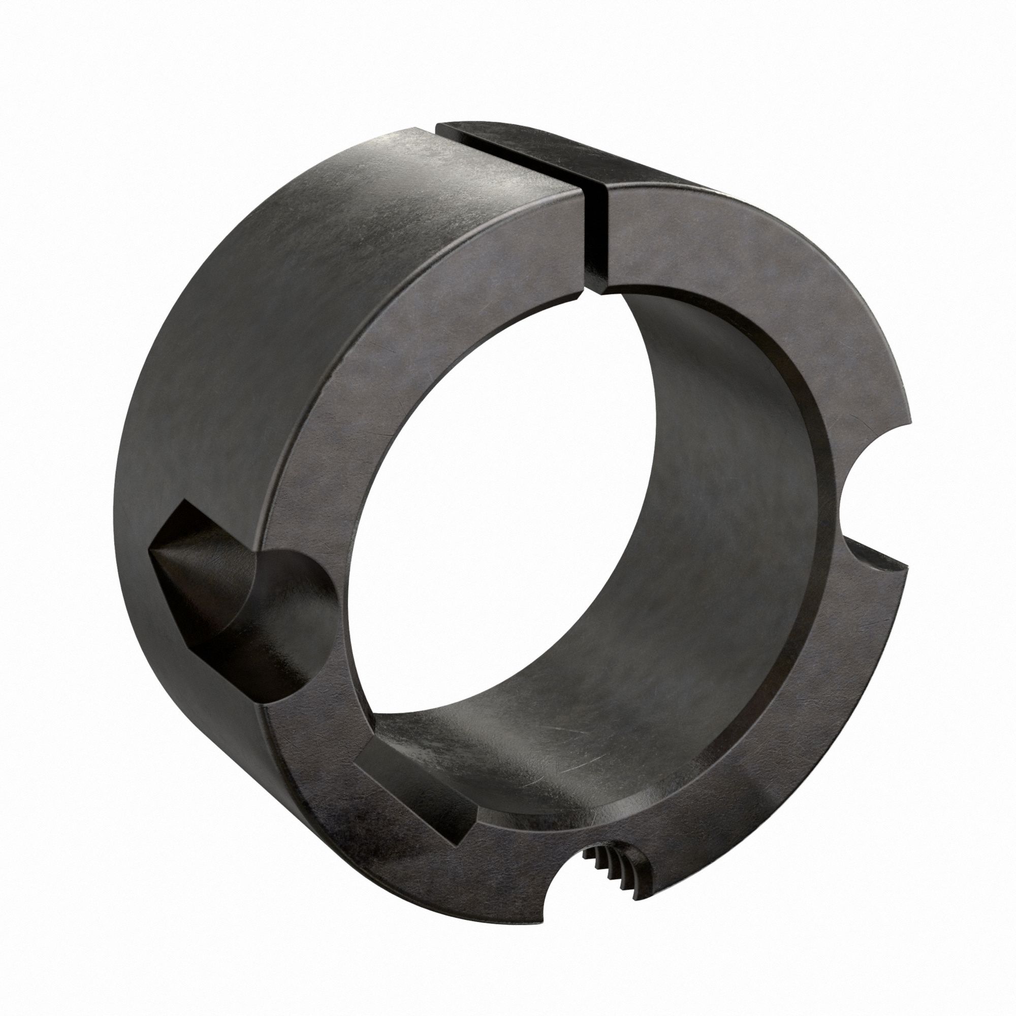 Taper Lock Bushing: 1610, 40 mm Bore Dia, 1 in Overall Lg, 2.25 in Overall Dia, 8°