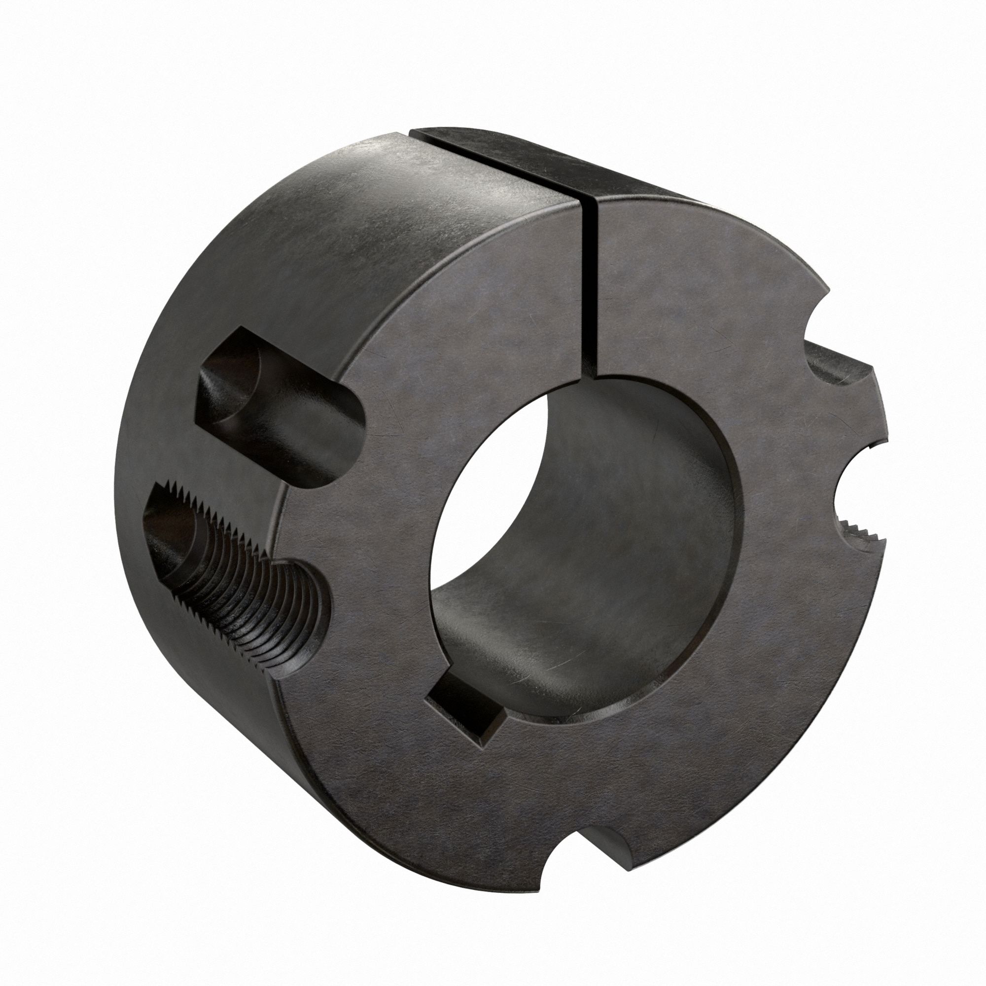Taper Lock Bushing: 2517, 1 5/8 in Bore Dia, 1.75 in Overall Lg, Inch, 8°