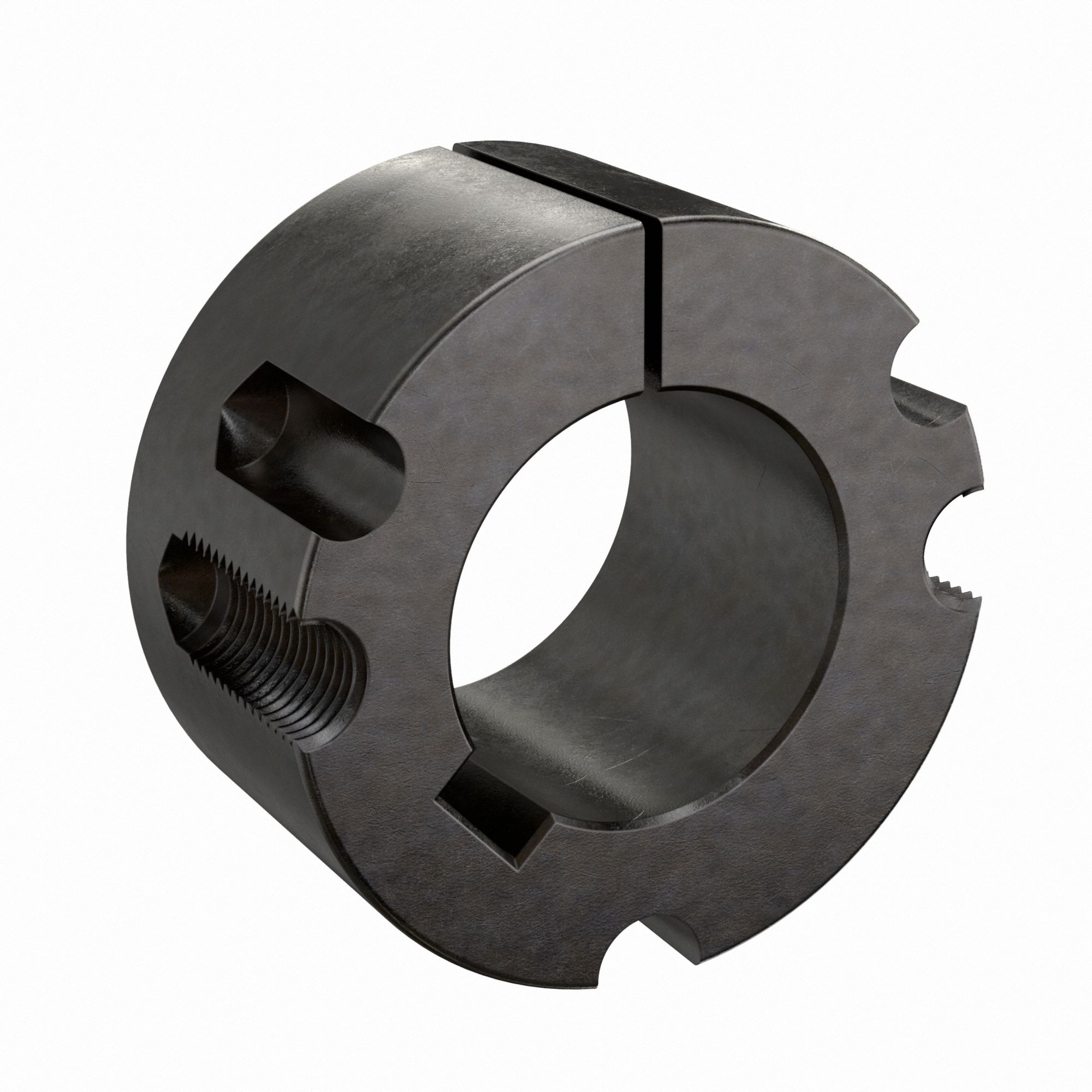 Taper Lock Bushing: 2517, 1 7/8 in Bore Dia, 1.75 in Overall Lg, Inch, 8°