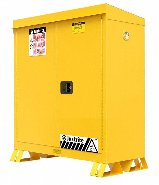 HAZARDOUS MATERIAL CABINET,YLW,MANUAL