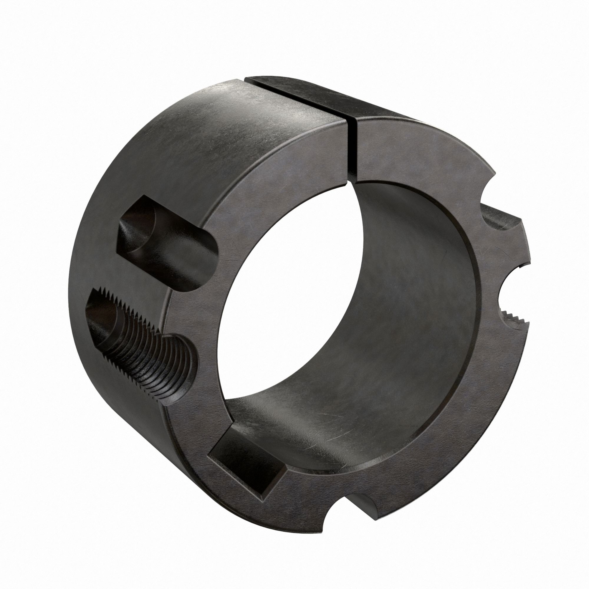 Taper Lock Bushing: 2517, 2 5/16 in Bore Dia, 1.75 in Overall Lg, Inch, 8°