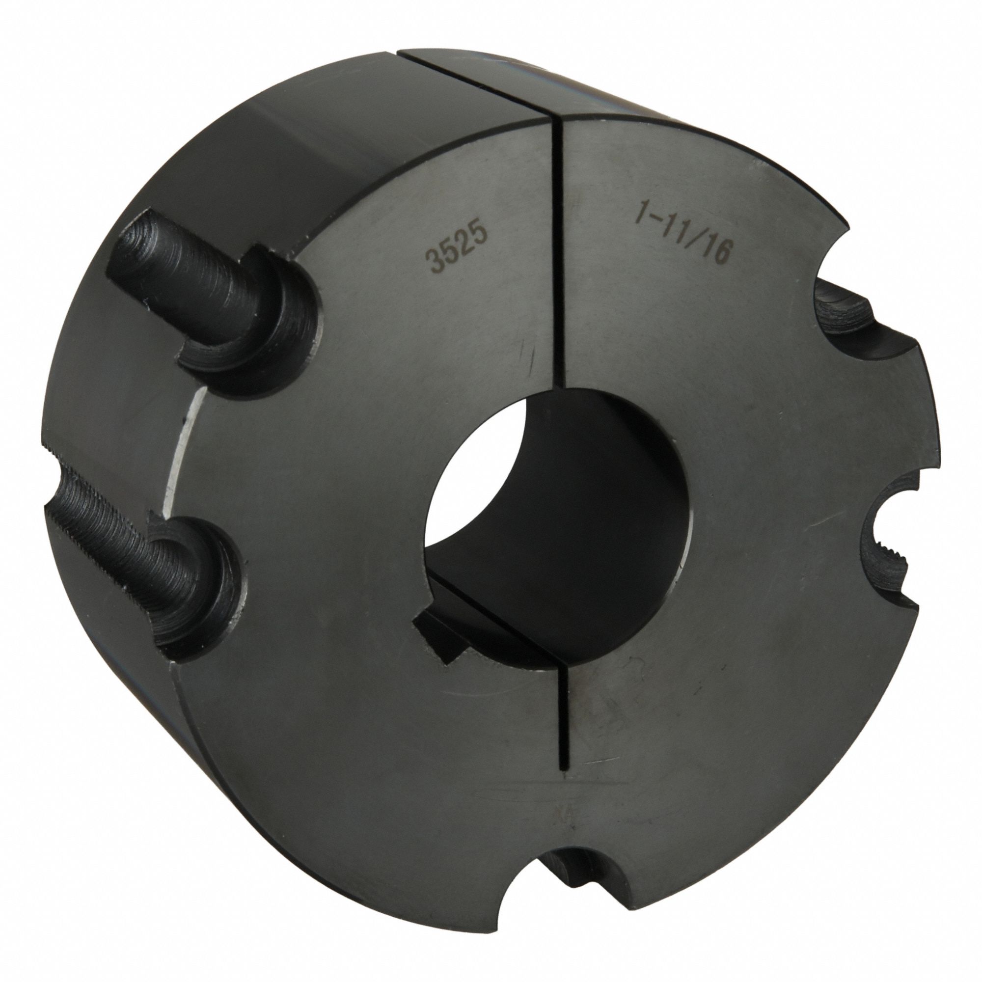 Taper Lock Bushing: 3525, 1 11/16 in Bore Dia, 2.5 in Overall Lg, 5 in Overall Dia