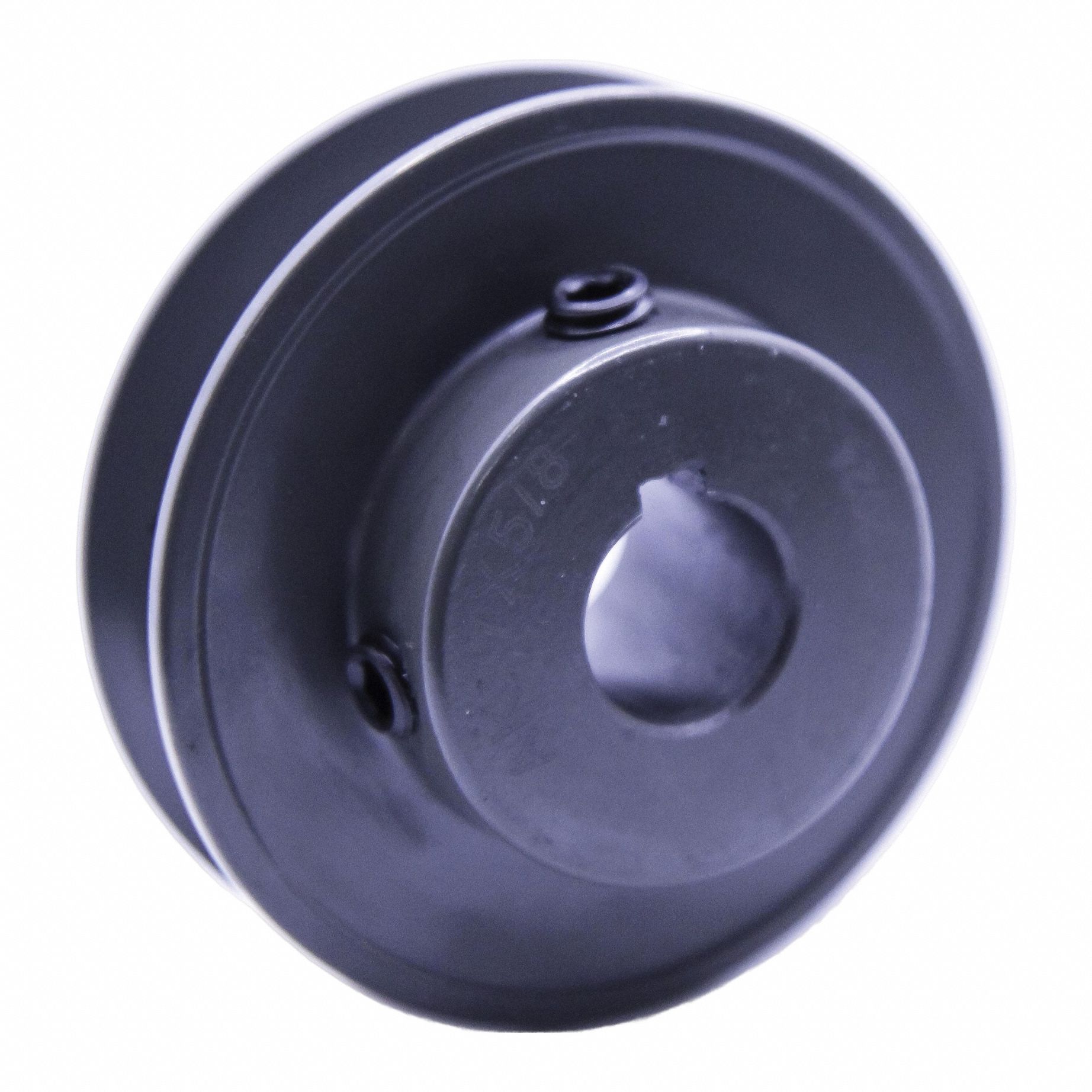V-Belt Pulley: AK27, 1 Groove, 2.75 in OD, Fixed Bore, 5/8 in Bore, Cast Iron