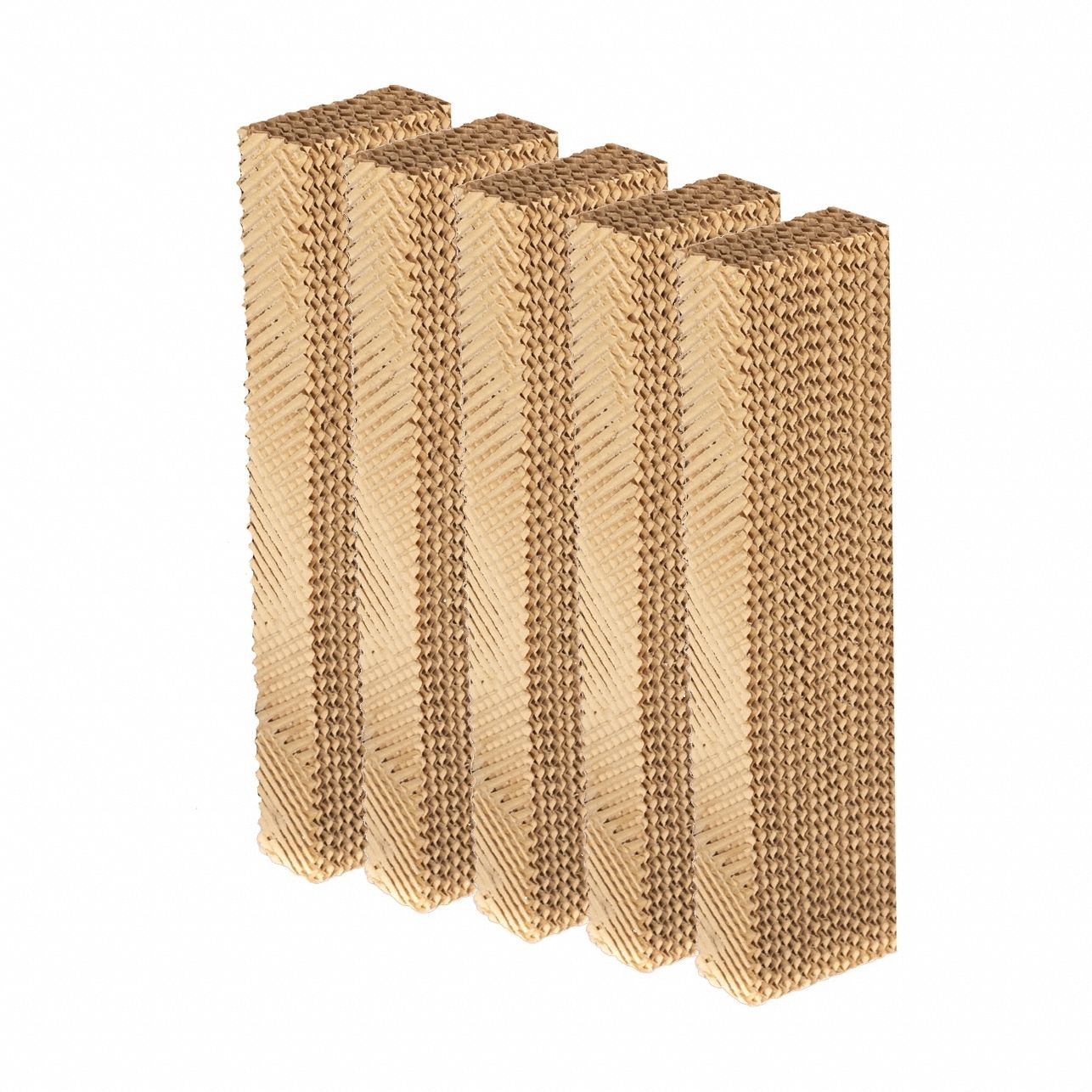 Evaporative Cooler Media: Kraft Paper, Portacool, 48 in x 12 in x 6 in, 5 PK