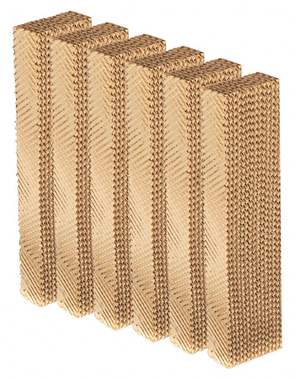 Evaporative Cooler Media: Cellulose, Portacool, 60 in x 12 in x 6 in, 6 PK