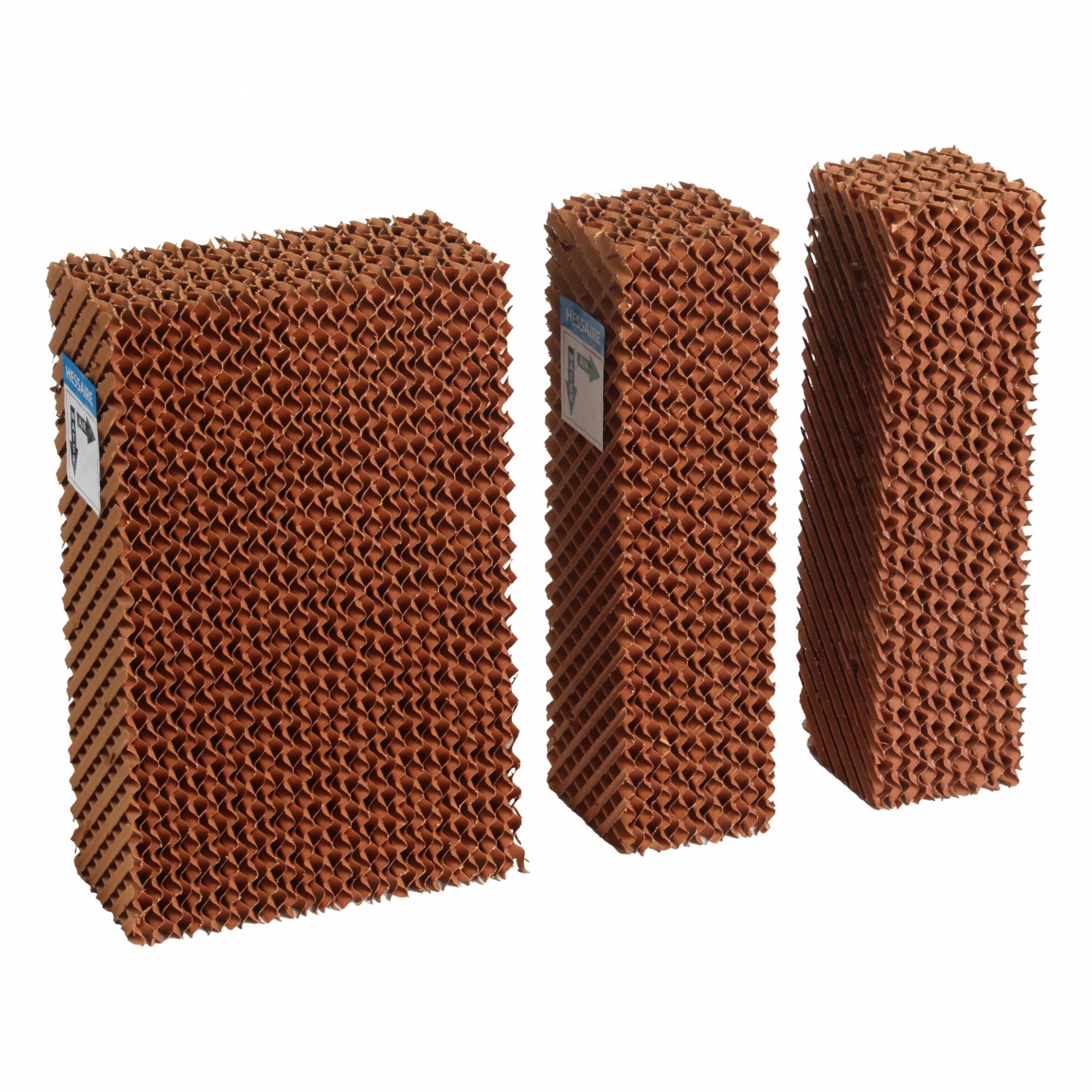Evaporative Cooler Media: Kraft Paper, Portacool, 22 in x 19 in x 6 in, 2 PK