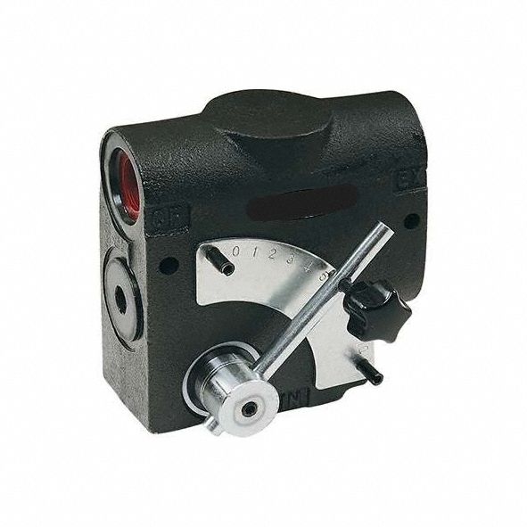 Hydraulic Flow Control Valve: 30 gpm Max Flow Rate, 1/2 in NPT, 1/2 in NPT, Spool