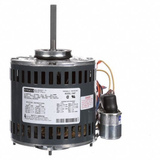 FASCO, Open Air-Over, 1/10 HP, Refrigeration Motor - 813YC7|D487 - Grainger