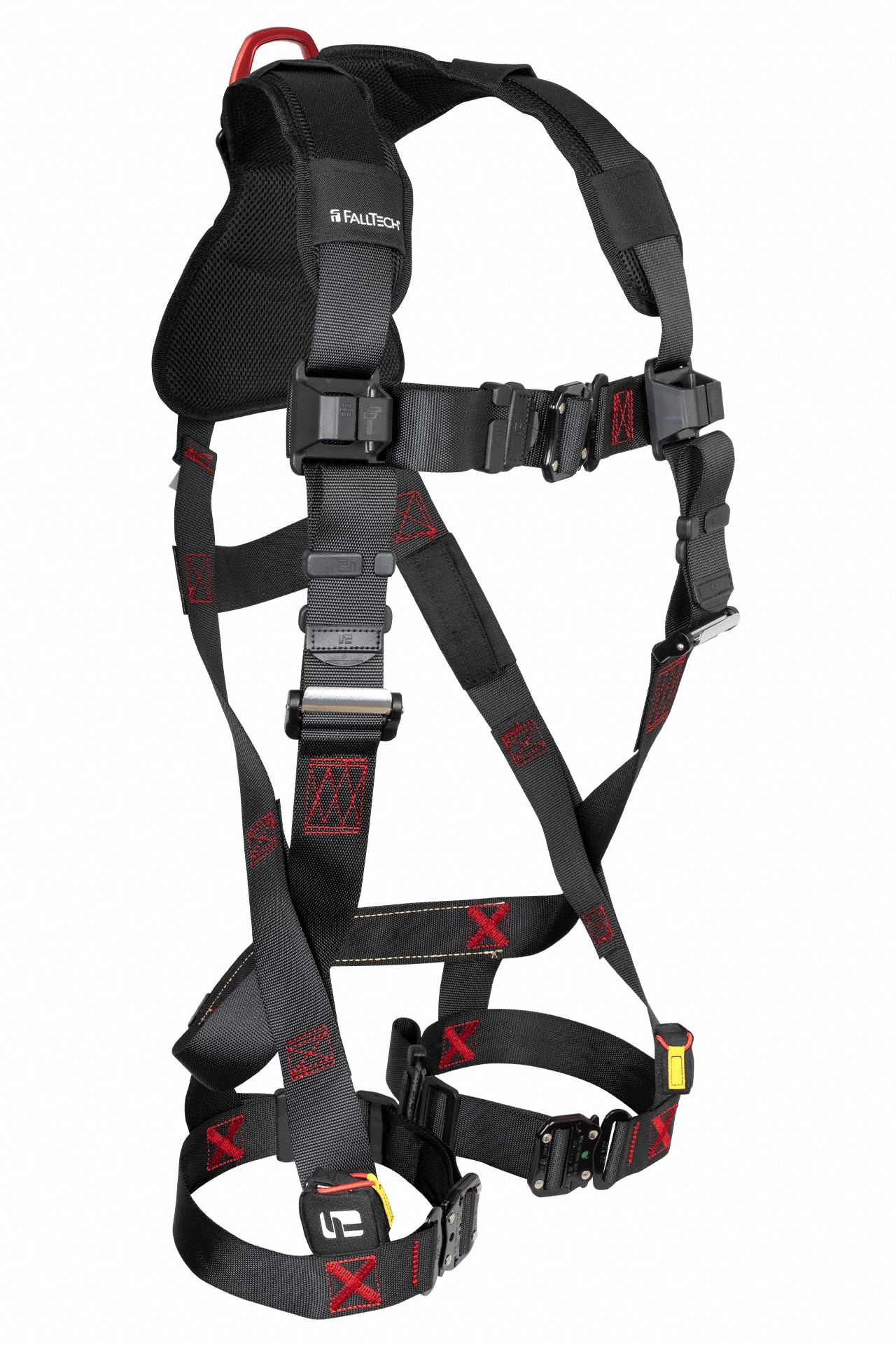 Fall Protection Harness: Vest Harness, Quick-Connect / Quick-Connect, Cam, 2XL/3XL, Padded