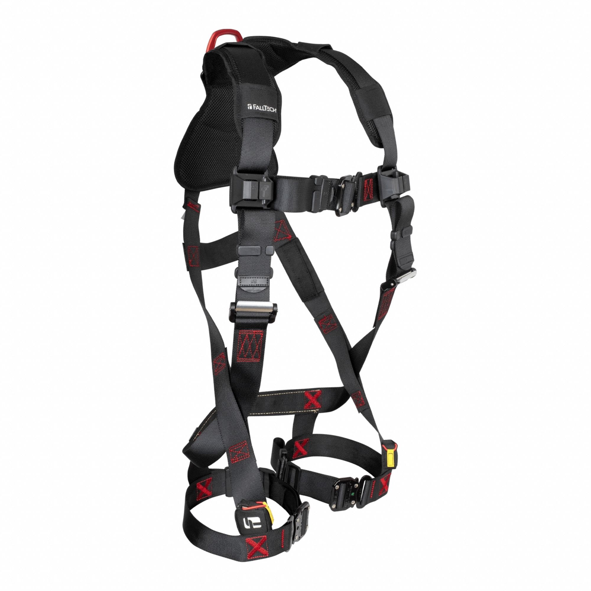 Fall Protection Harness: Vest Harness, Quick-Connect / Quick-Connect, Cam, XS, Rescue Loop