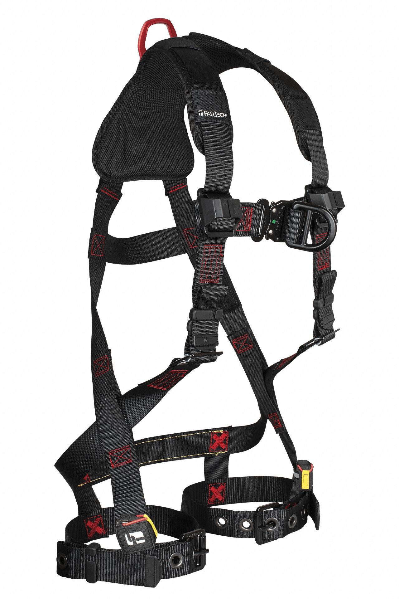Full Body Harness: Climbing, Vest Harness, Quick-Connect / Tongue, Cam, L, Trauma Strap, Cam