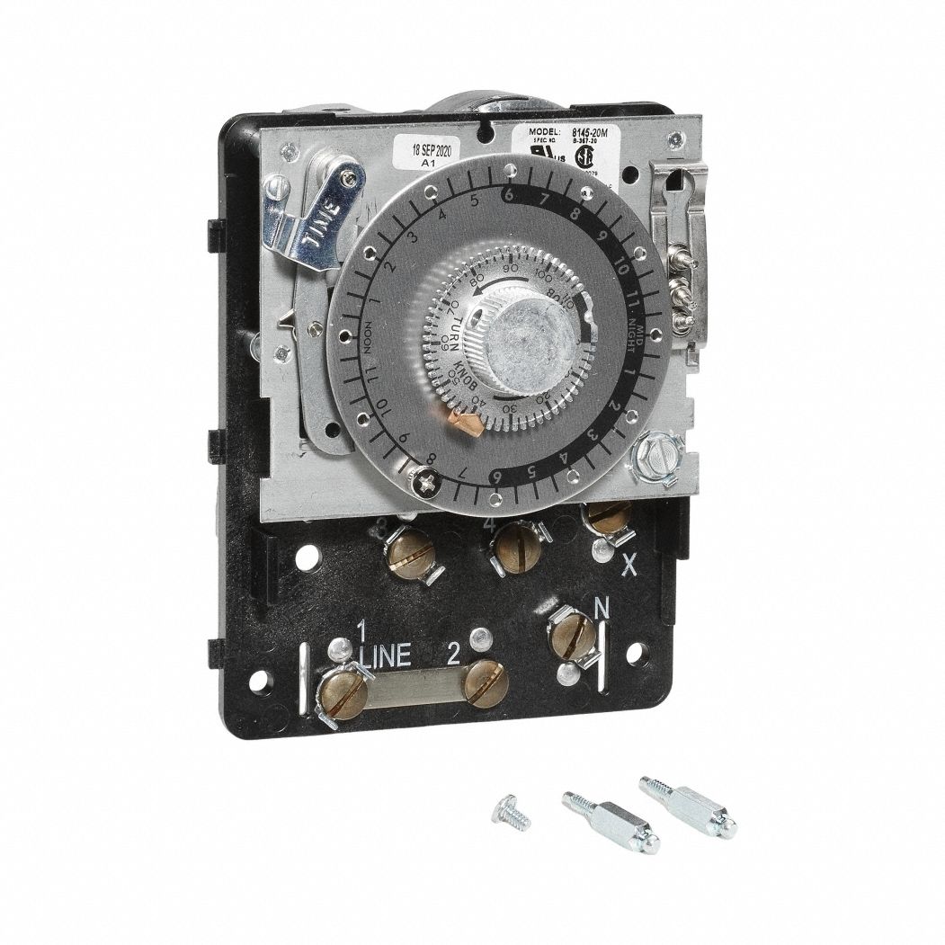 PARAGON Defrost Control Timer: Mechanical, 110 min Max Cycle Time, SPDT-NO/NC, 208/240V AC PARAGON Defrost Control Timer: Mechanical, 110 min Max Cycle Time, SPDT-NO/NC, 208/240V AC
