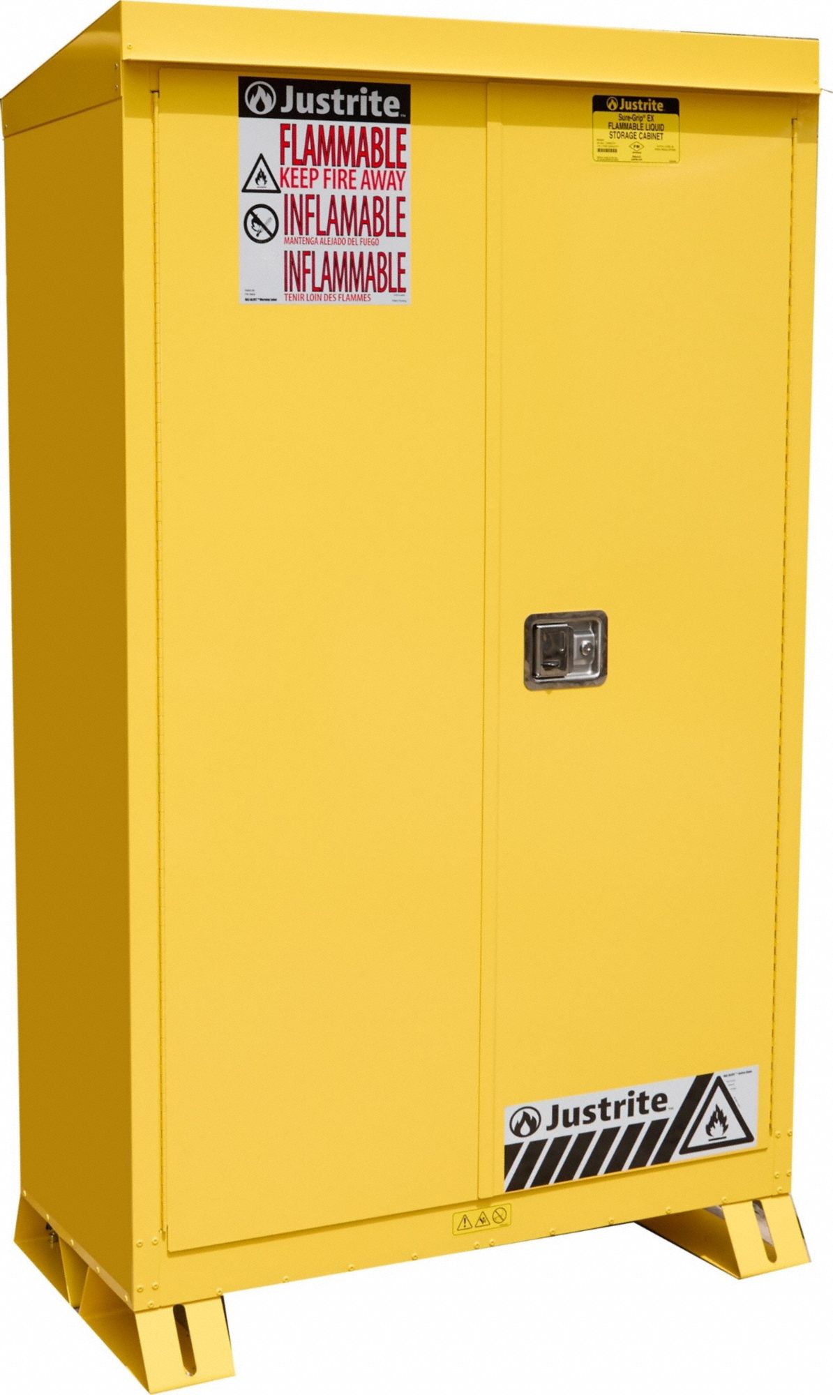 HAZARDOUS MATERIAL CABINET,45 GAL,YELLOW