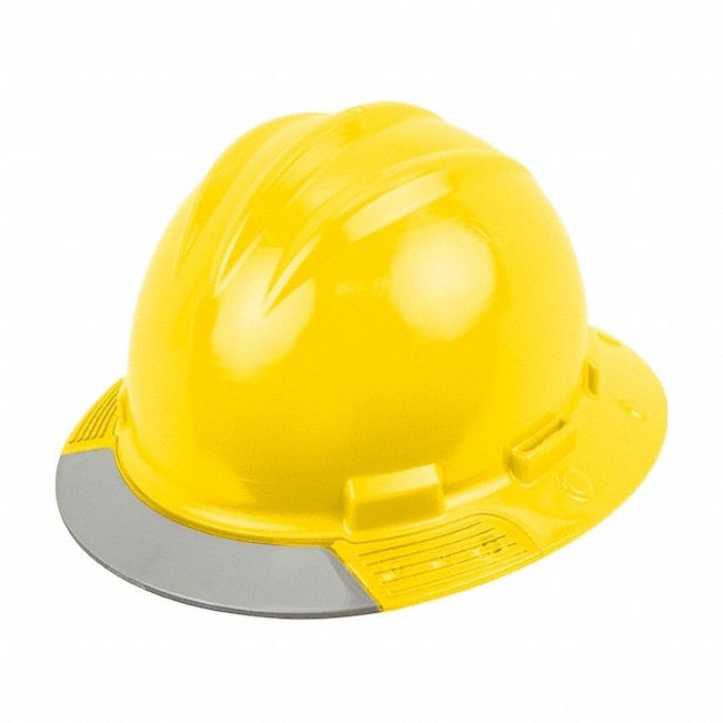 Full Brim Hard Hat,6 1/2 to 8 Fits Hat Grainger