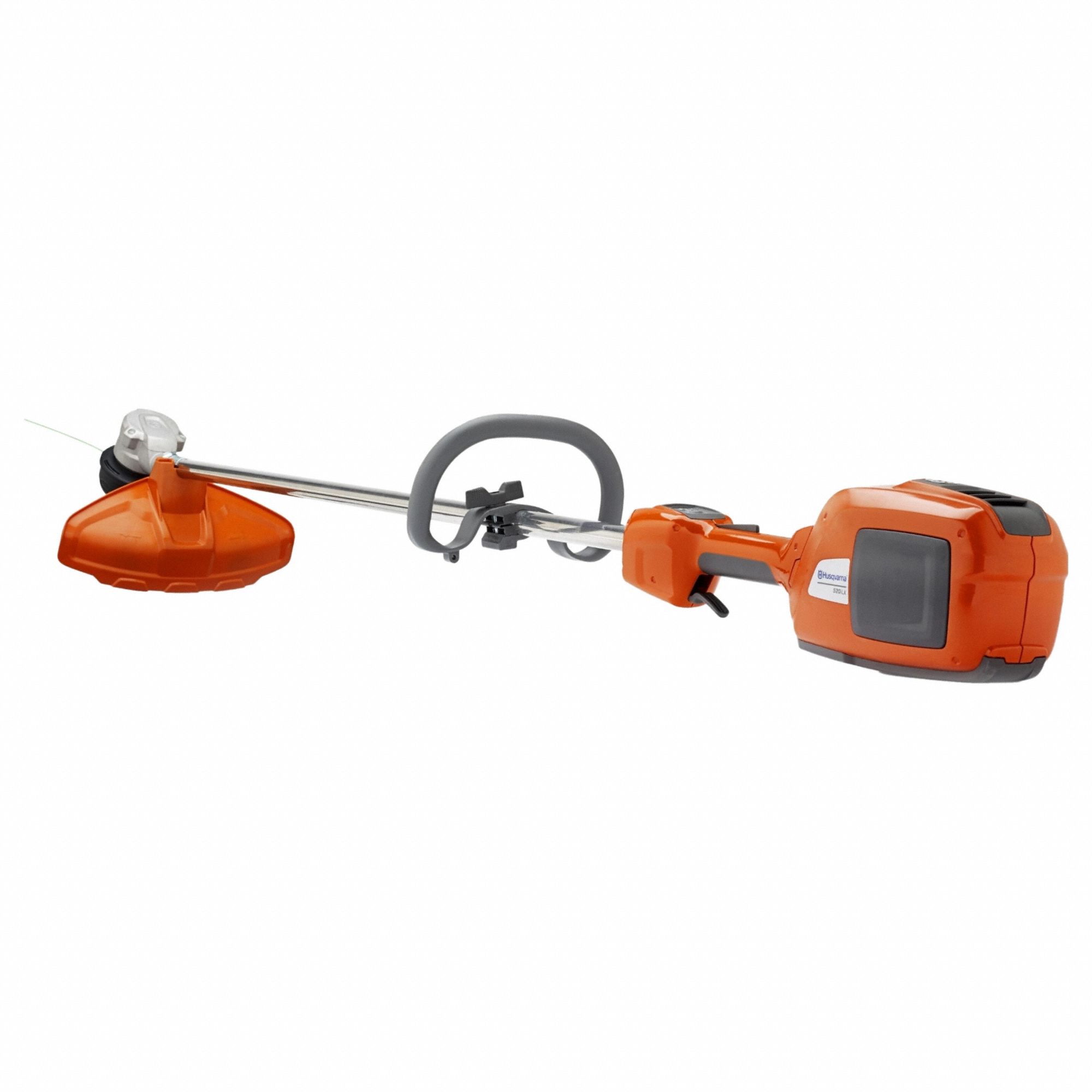 Battery-Powered String Trimmer: 16 in Cutting Wd, Straight Shaft, 54-1/3 in Shaft Lg