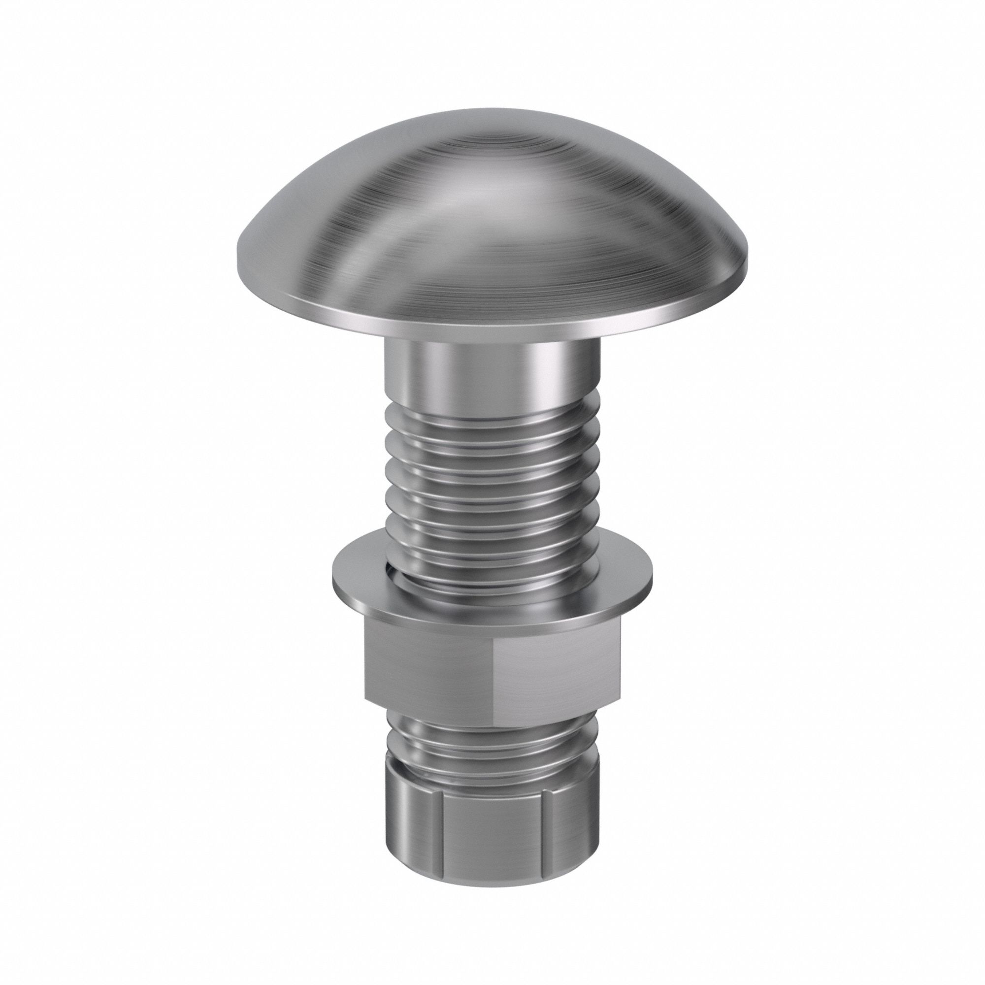 Structural Bolt: Steel, Grade 1, Plain, 1"-8 Thread Size, 2 1/4 in lg, 5/16 in Grip Size, 140 PK