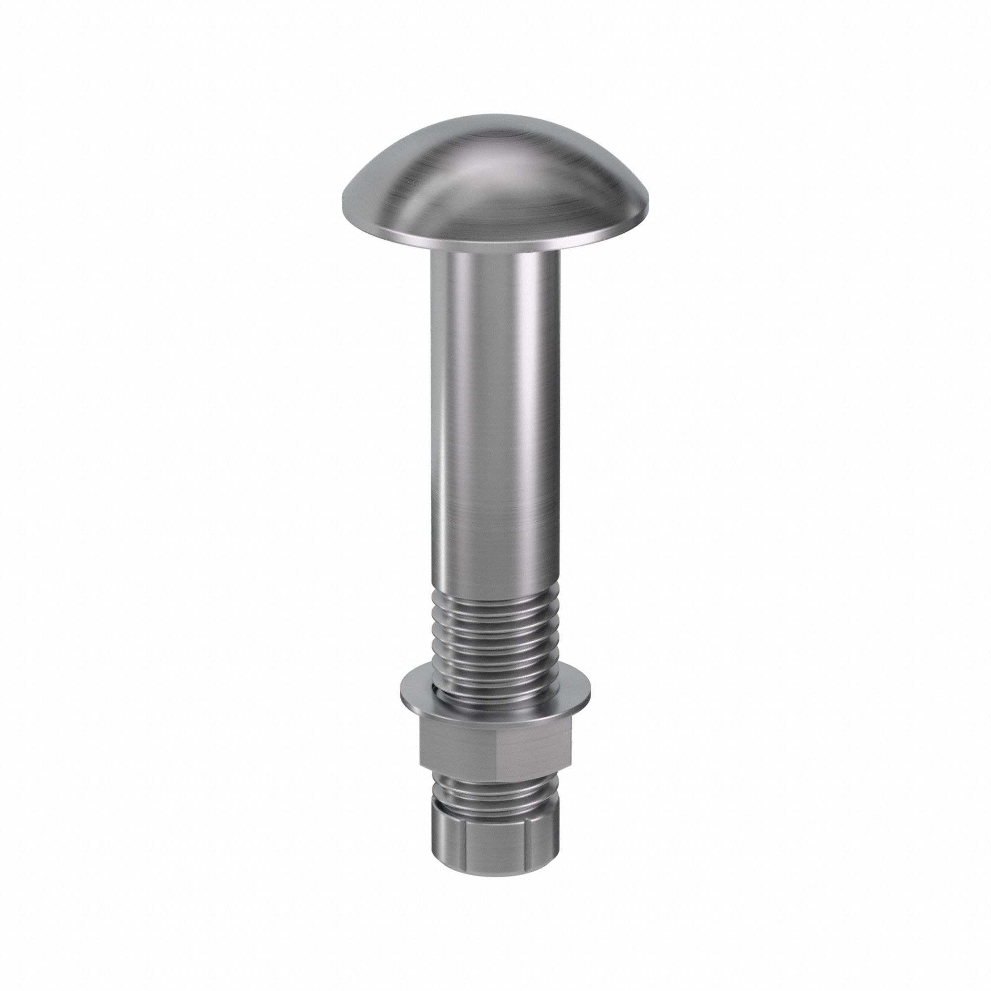 Structural Bolt: Steel, Grade 1, Plain, 1"-8 Thread Size, 4 1/2 in lg, 1 3/4 in Min Thread Lg, 95 PK