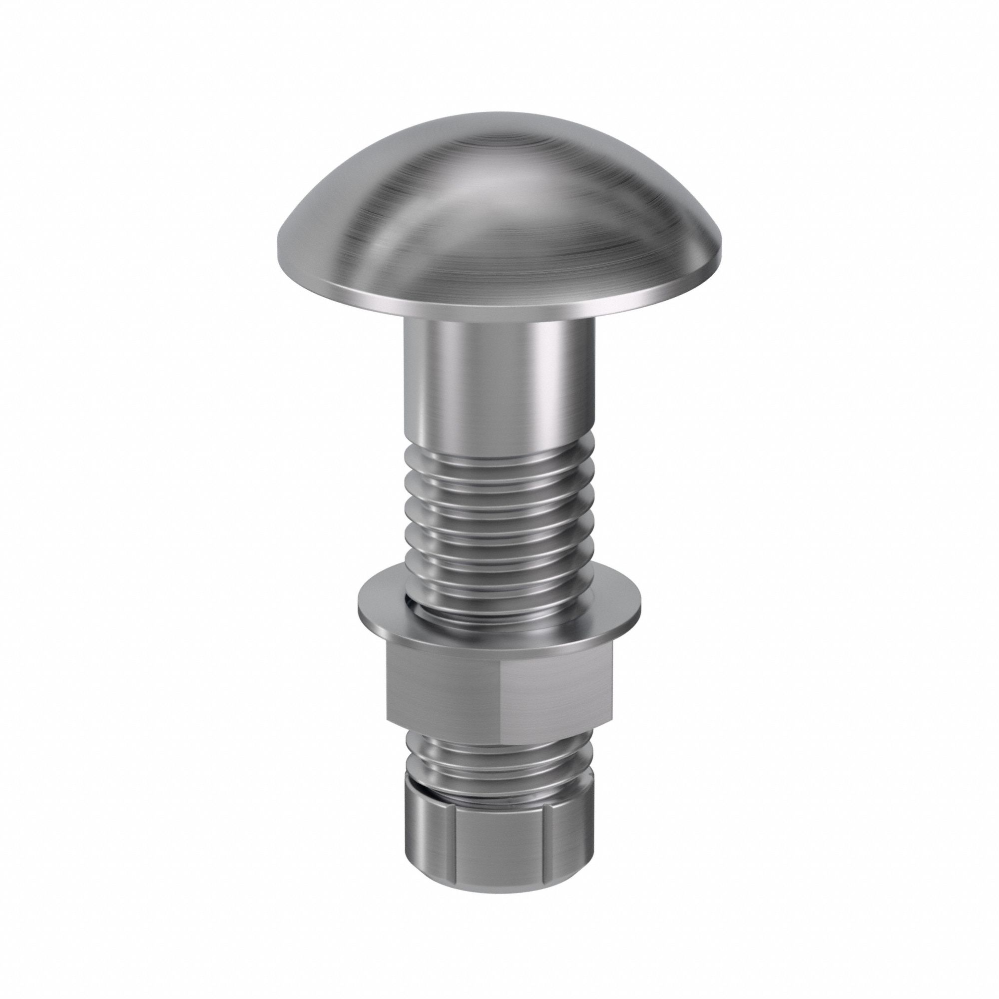 Structural Bolt: Steel, Grade 1, Plain, 3/4"-10 Thread Size, 2 in lg, 9/32 in Grip Size, 280 PK