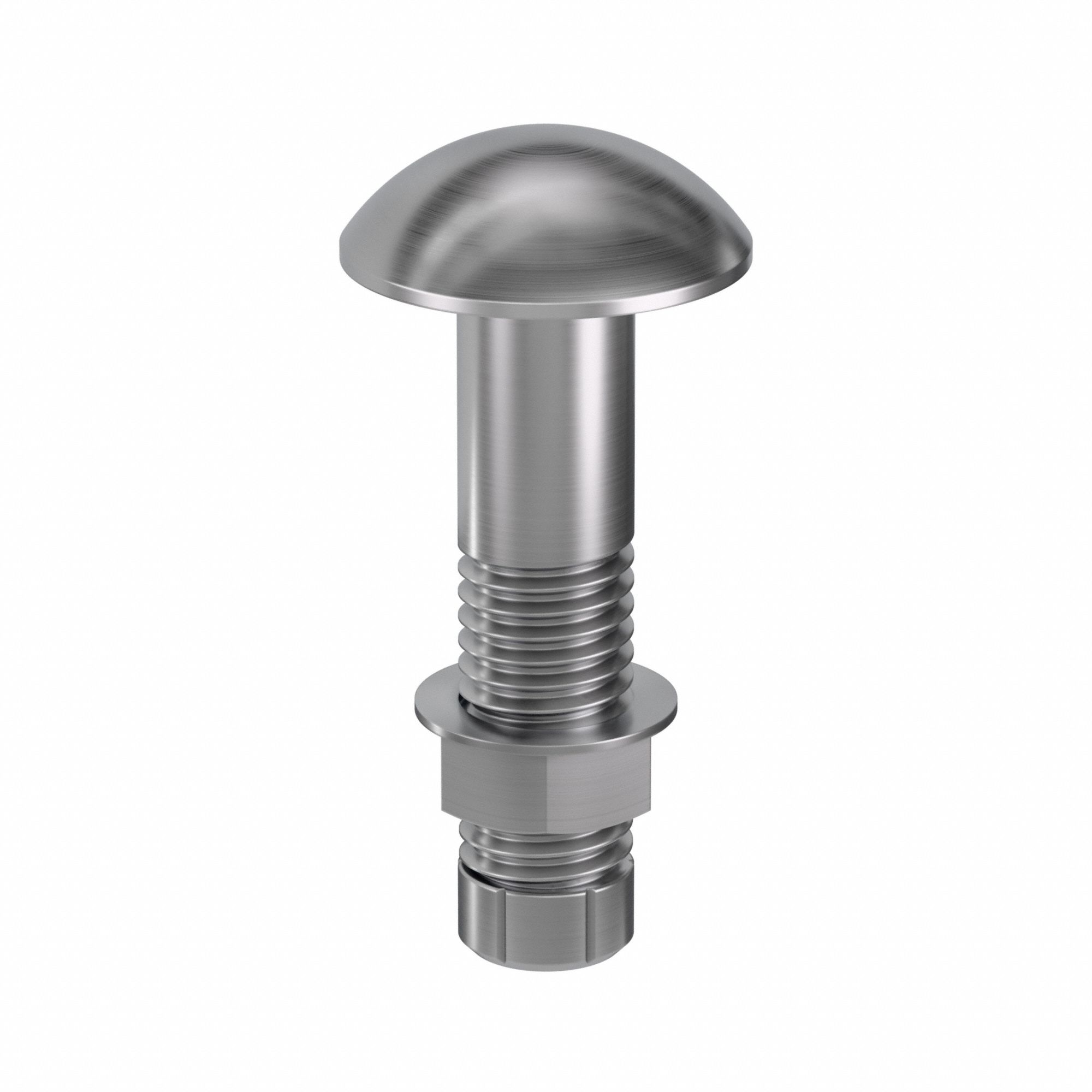 Structural Bolt: Steel, Grade 1, Plain, 3/4"-10 Thread Size, 2 1/2 in lg, 9/32 in Grip Size, 250 PK