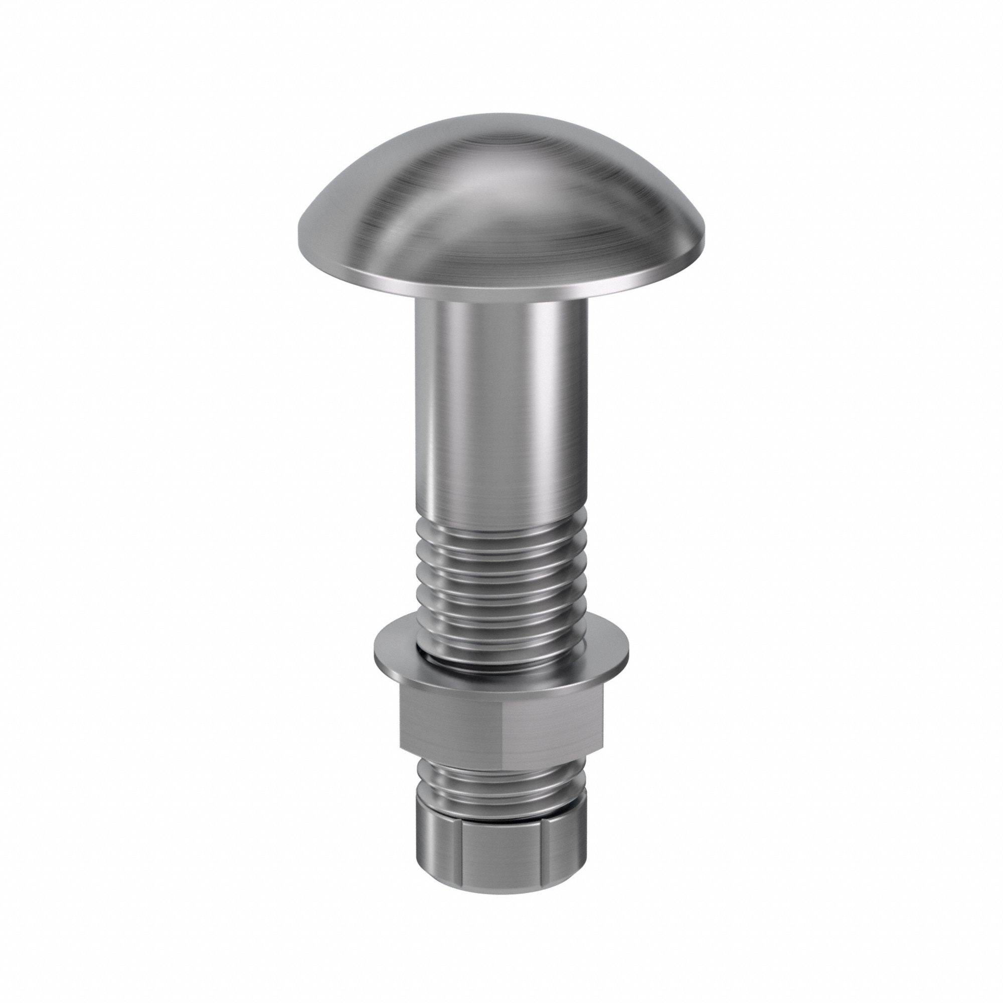 Structural Bolt: Steel, Grade 1, Plain, 7/8"-9 Thread Size, 2 3/4 in lg, 9/32 in Grip Size, 180 PK