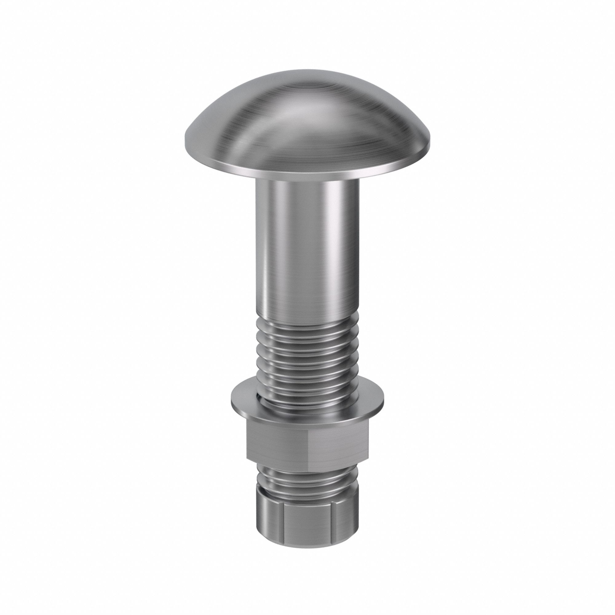 Structural Bolt: Steel, Grade 1, Plain, 1"-8 Thread Size, 3 1/4 in lg, 5/16 in Grip Size, 120 PK