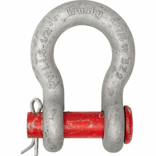 Crosby Anchor Shackle 19000 Lb Working Load Limit Round Pin Anchor Shackle 814zz31018197 