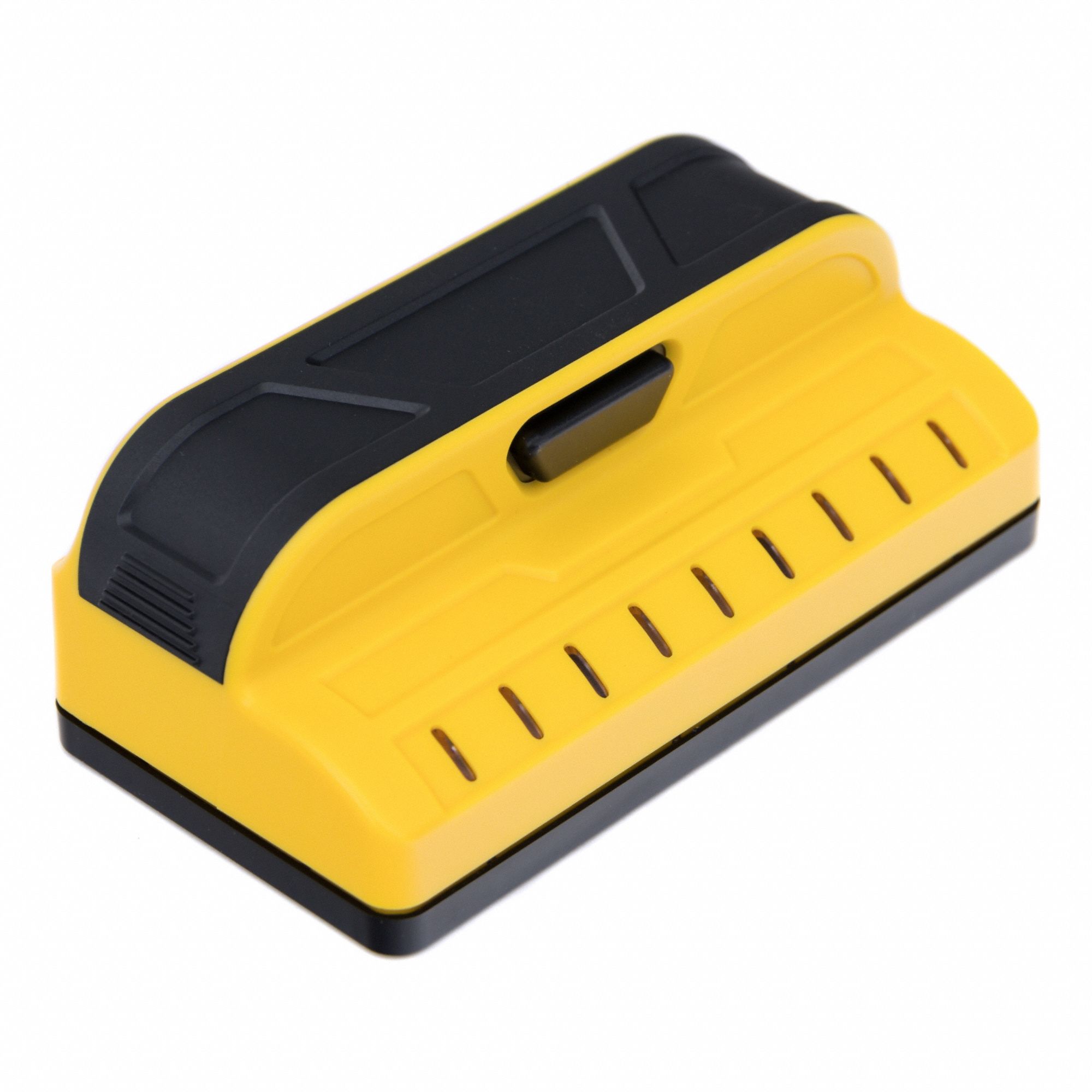 Stud Finder: Center/Edge, 2 in Overall Ht, 5 3/8 in Overall Wd, 2 3/4 in Overall Dp