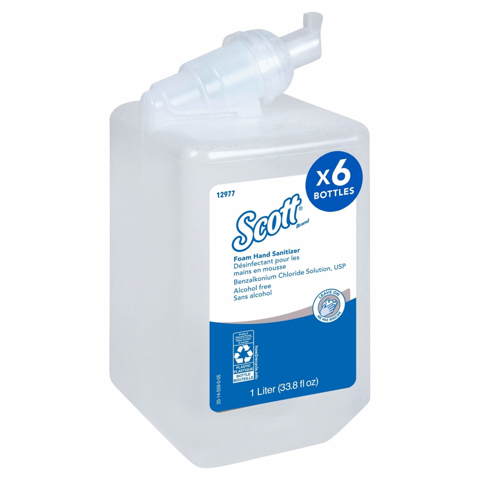 Foam Hand Sanitizer Pump Bottle 1 L